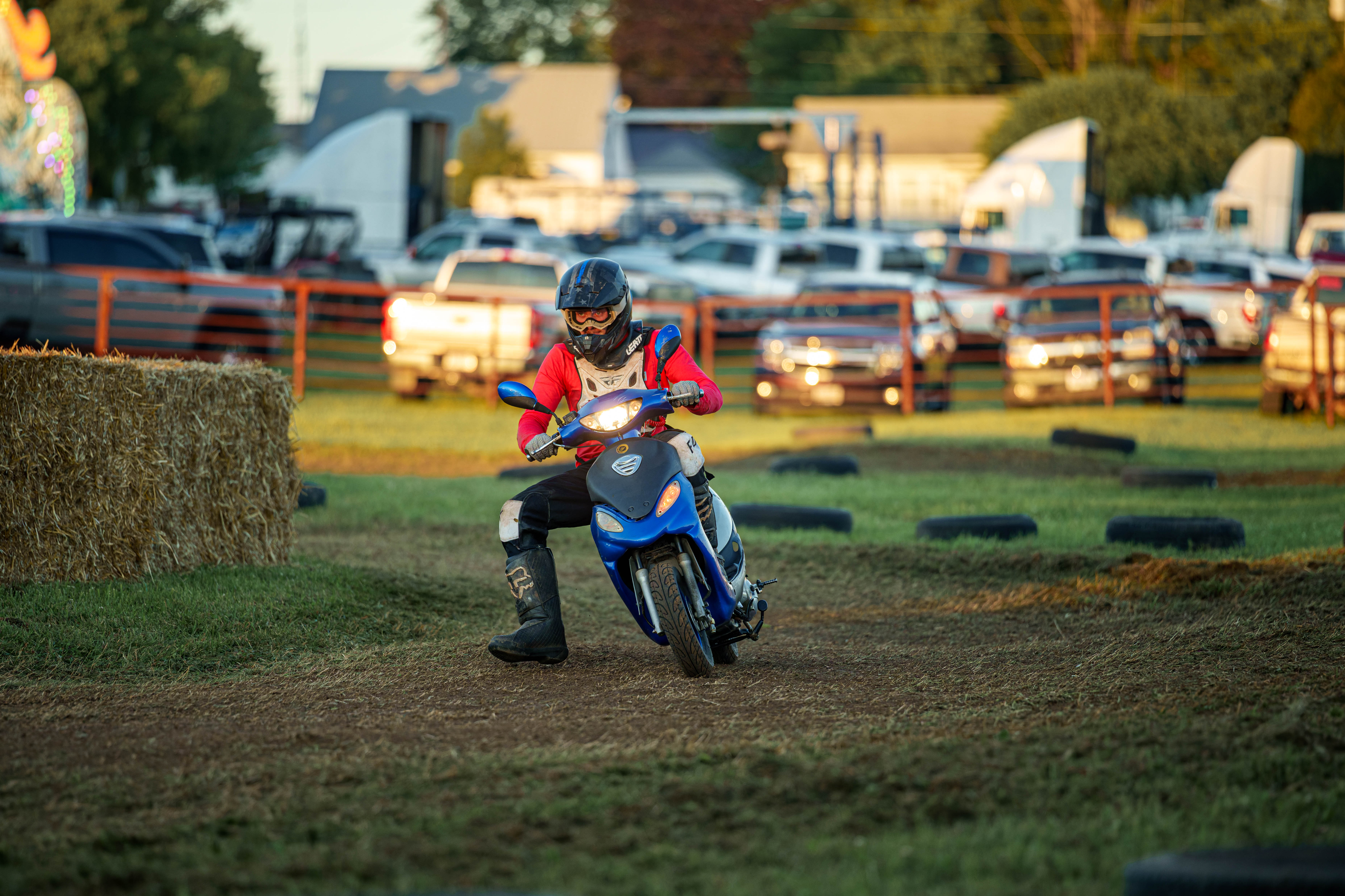 SWIRA dirt bike and atv races at the Green County Fair in Monroe, Wisconsin on July 17th, 2025. Photography by Ross Harried for Second Crop Sports.