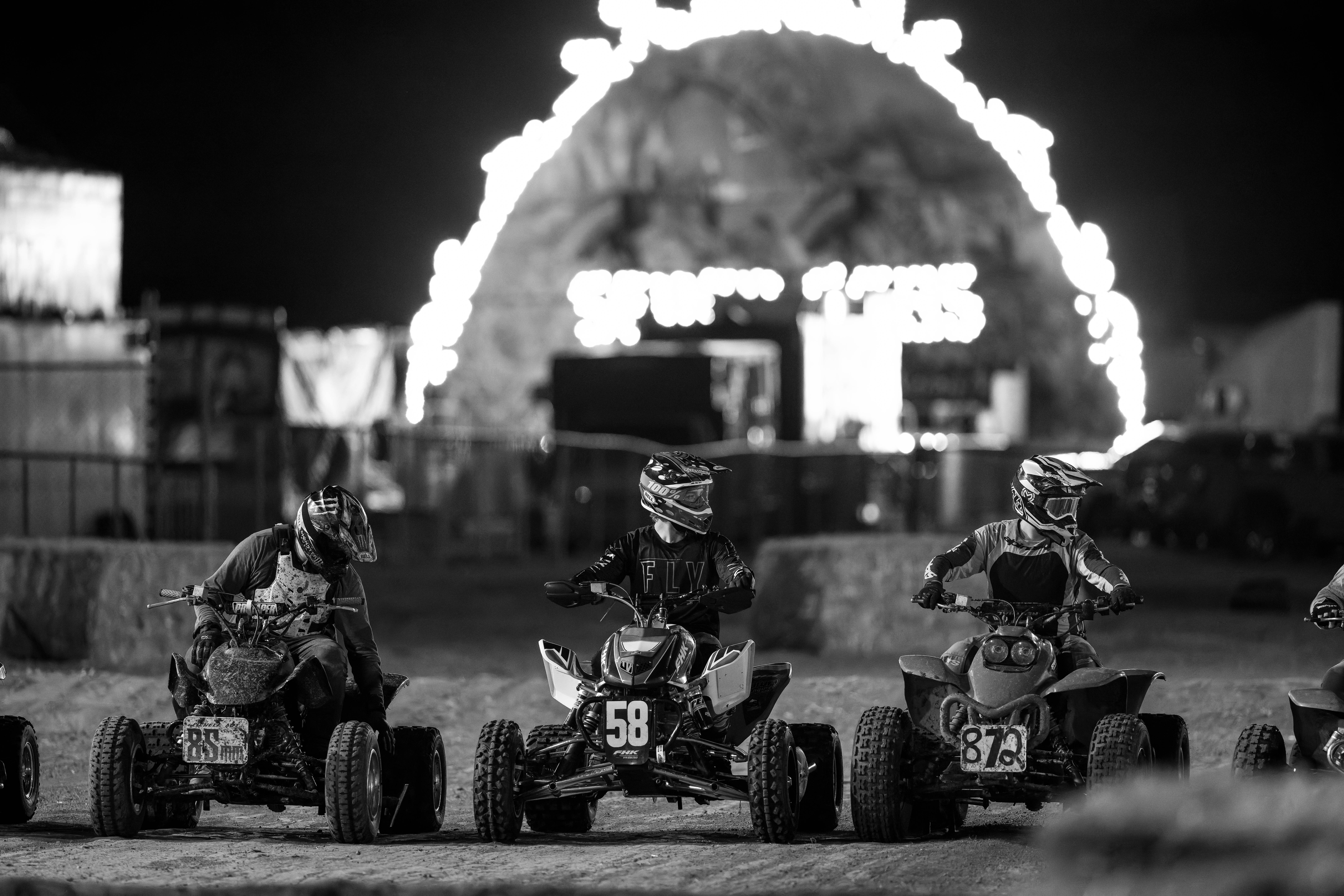 SWIRA dirt bike and atv races at the Green County Fair in Monroe, Wisconsin on July 17th, 2025. Photography by Ross Harried for Second Crop Sports.