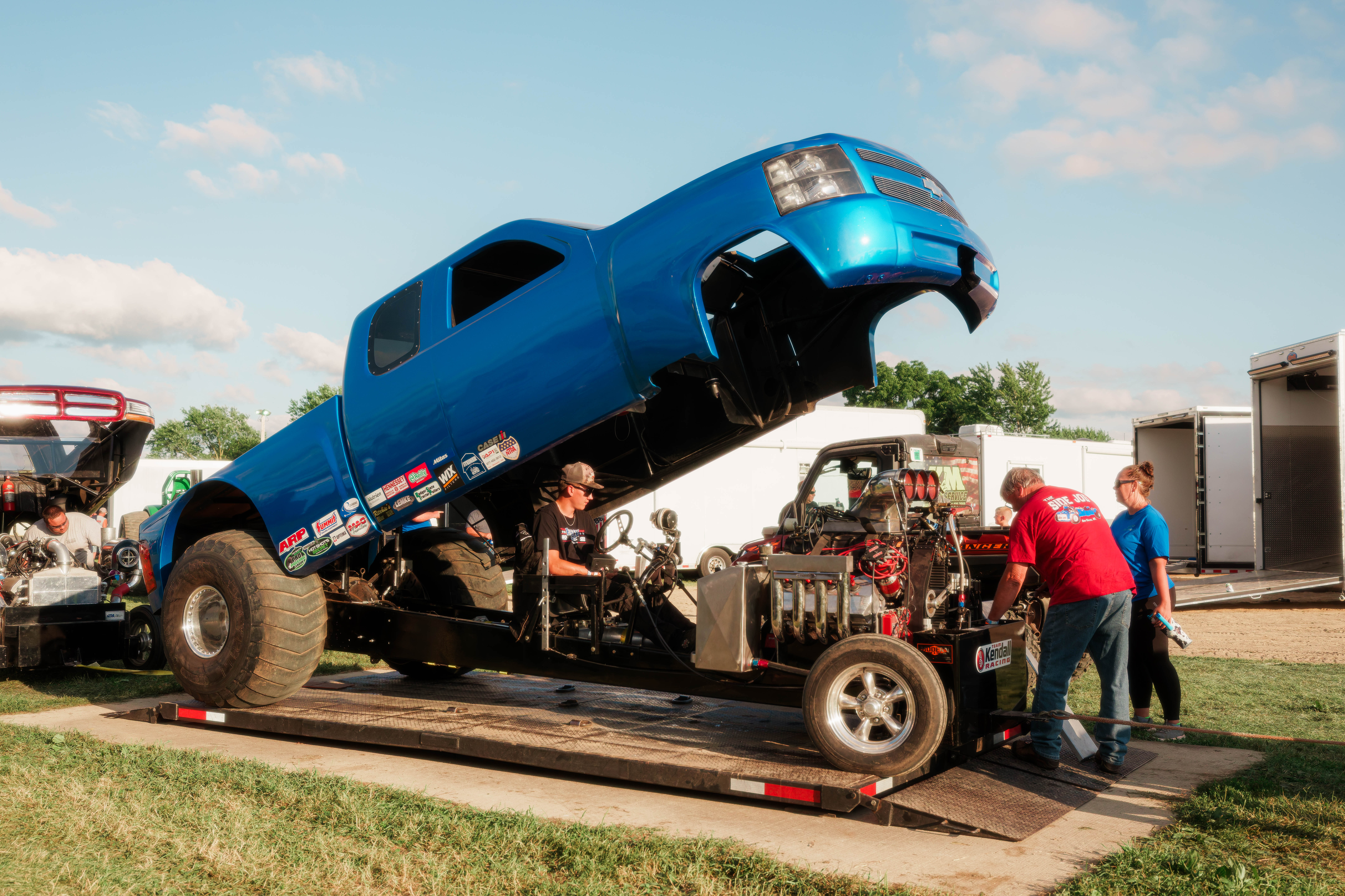 Badger State Tractor Pull at the Green County Fair in Monroe, Wisconsin on July 18th, 2025. Photography by Ross Harried for Second Crop Sports.