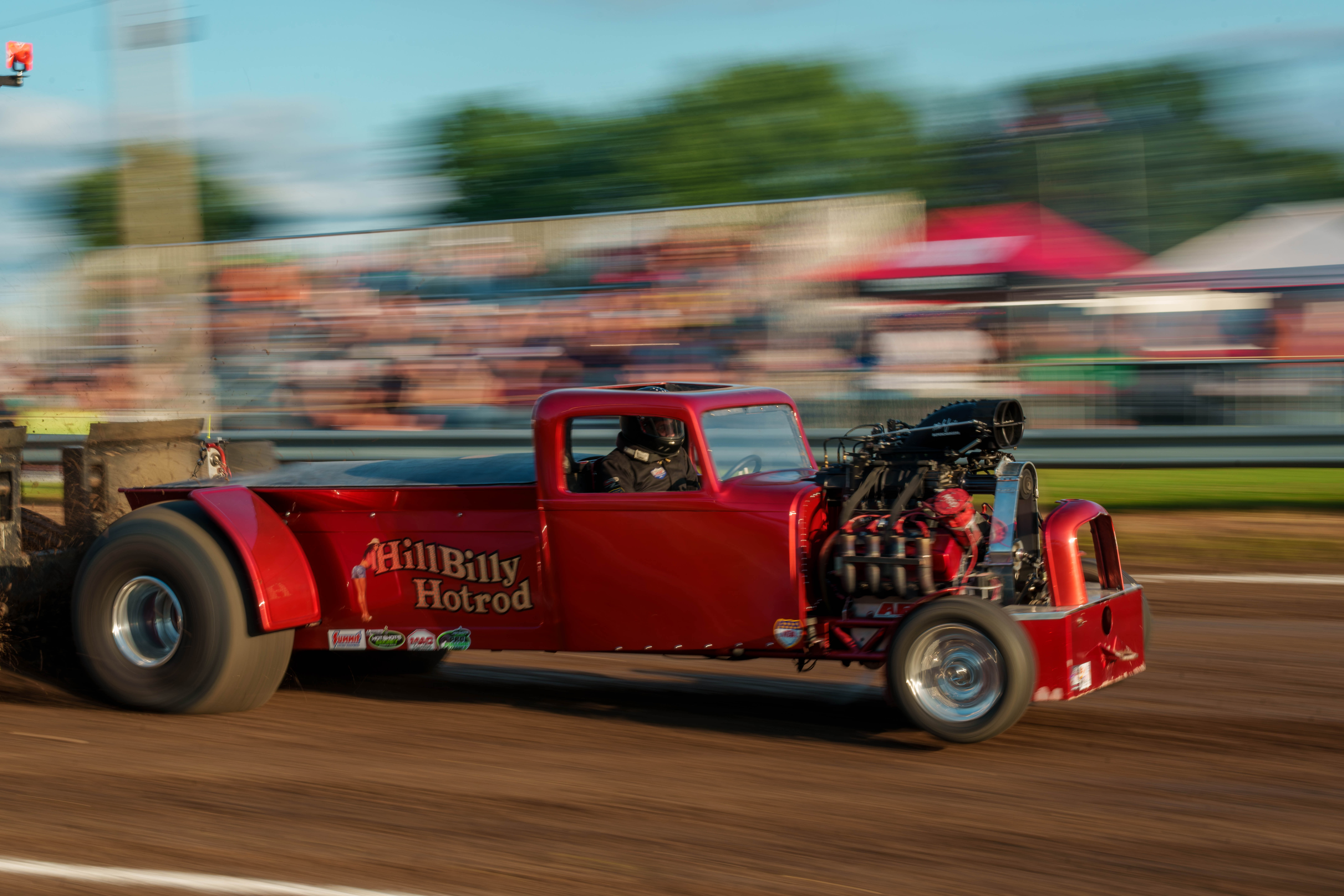 Badger State Tractor Pull at the Green County Fair in Monroe, Wisconsin on July 18th, 2025. Photography by Ross Harried for Second Crop Sports.