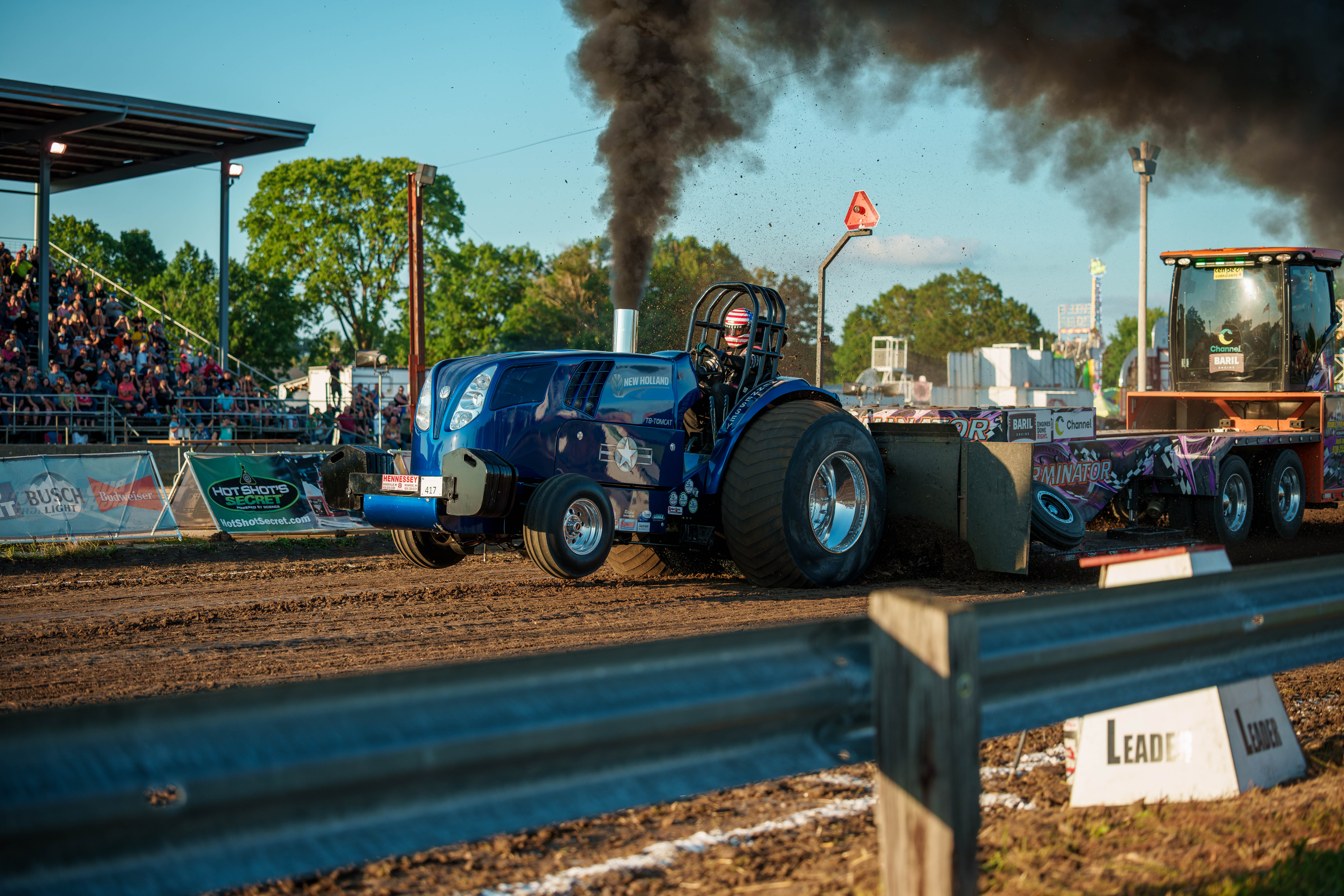 Badger State Tractor Pull at the Green County Fair in Monroe, Wisconsin on July 18th, 2025. Photography by Ross Harried for Second Crop Sports.