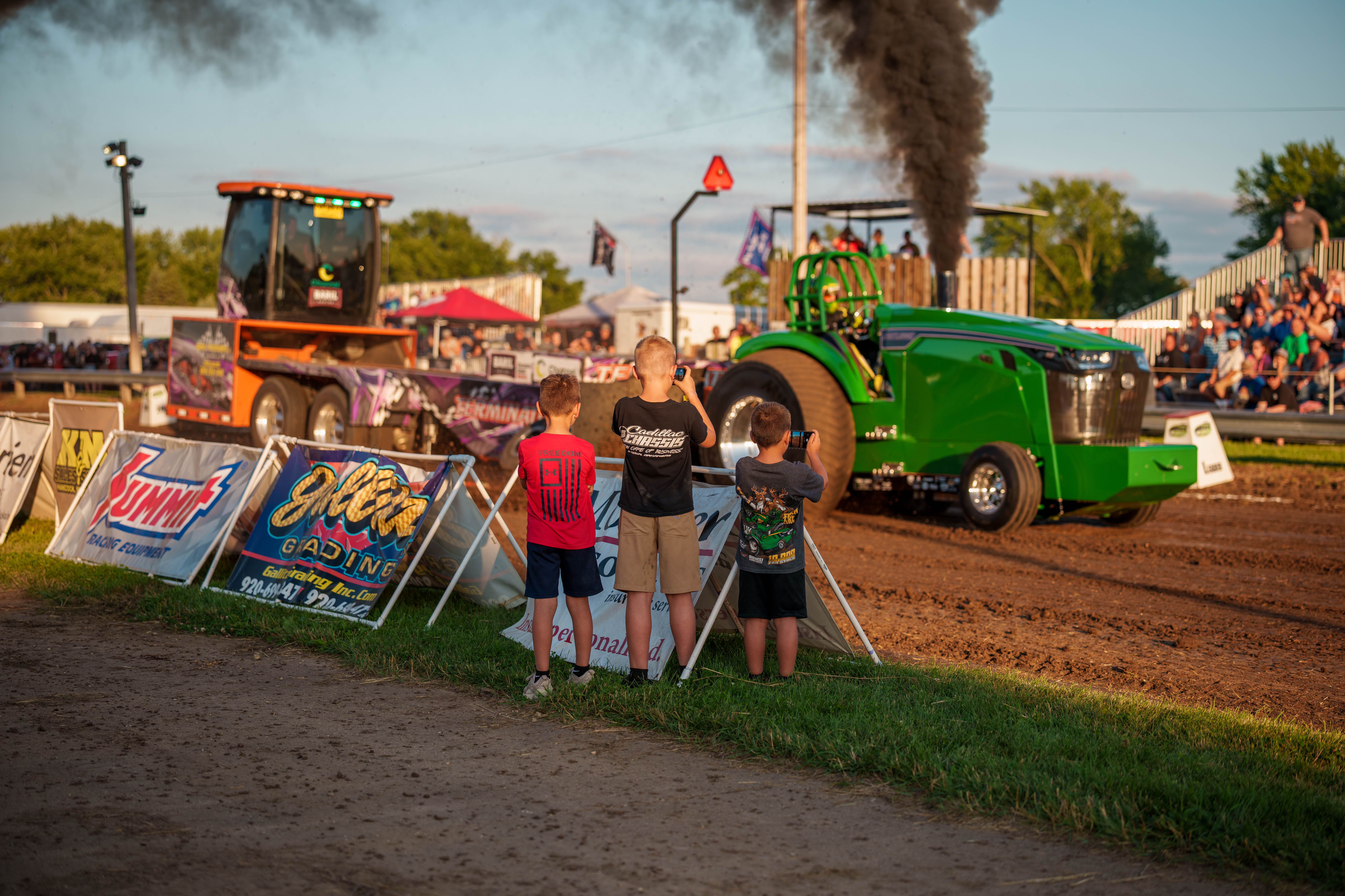 Badger State Tractor Pull at the Green County Fair in Monroe, Wisconsin on July 18th, 2025. Photography by Ross Harried for Second Crop Sports.