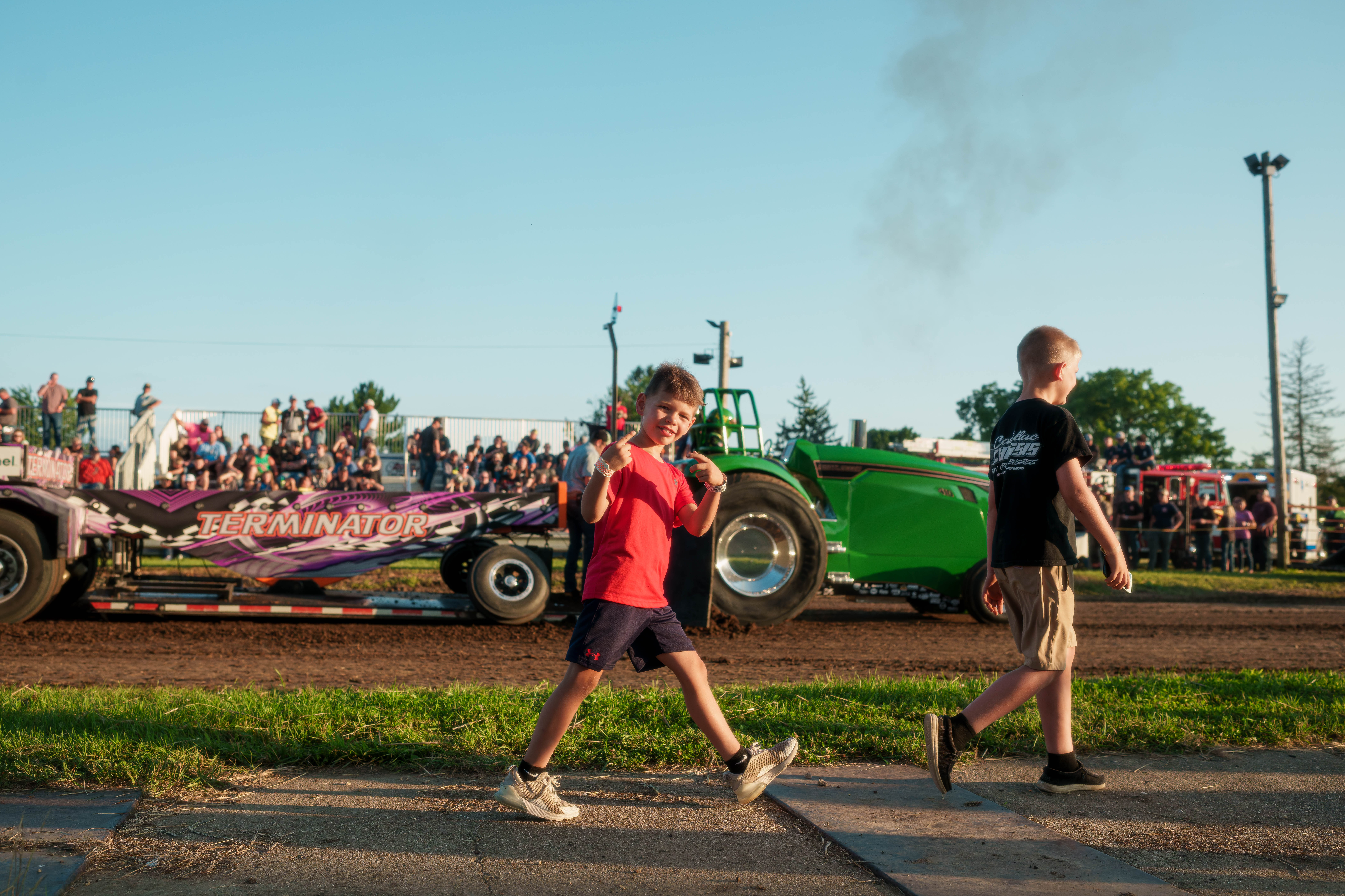 Badger State Tractor Pull at the Green County Fair in Monroe, Wisconsin on July 18th, 2025. Photography by Ross Harried for Second Crop Sports.