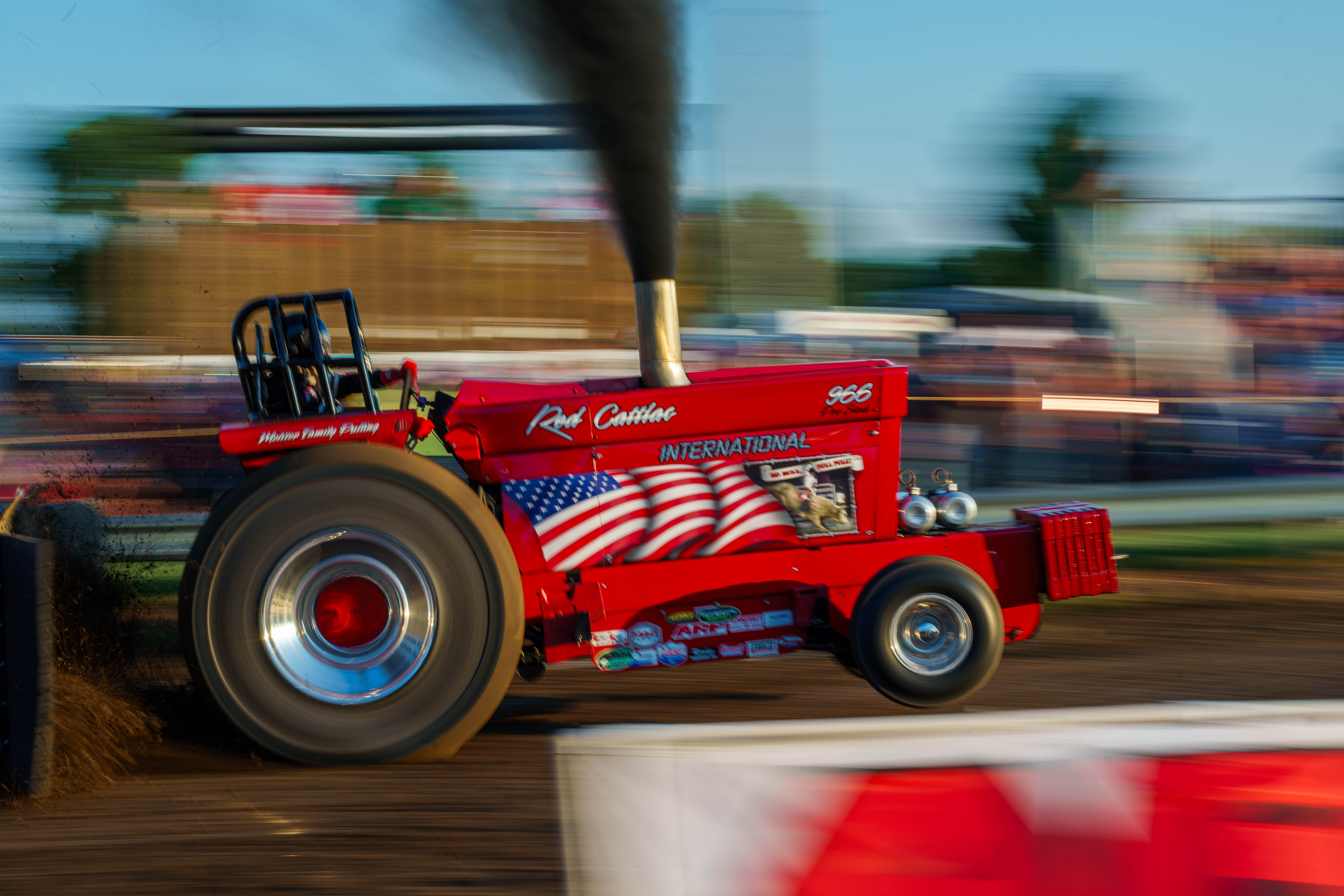 Badger State Tractor Pull at the Green County Fair in Monroe, Wisconsin on July 18th, 2025. Photography by Ross Harried for Second Crop Sports.