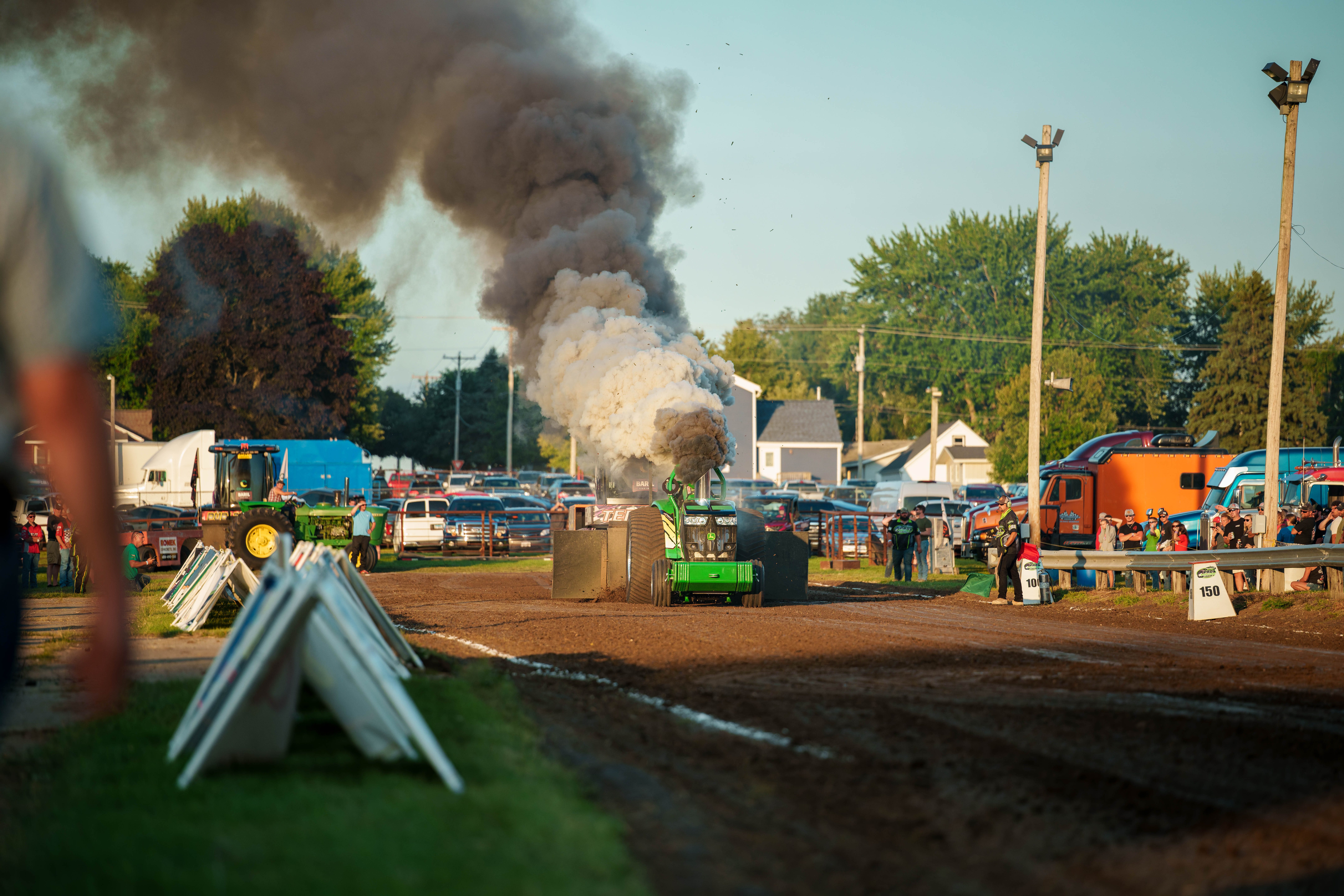 Badger State Tractor Pull at the Green County Fair in Monroe, Wisconsin on July 18th, 2025. Photography by Ross Harried for Second Crop Sports.