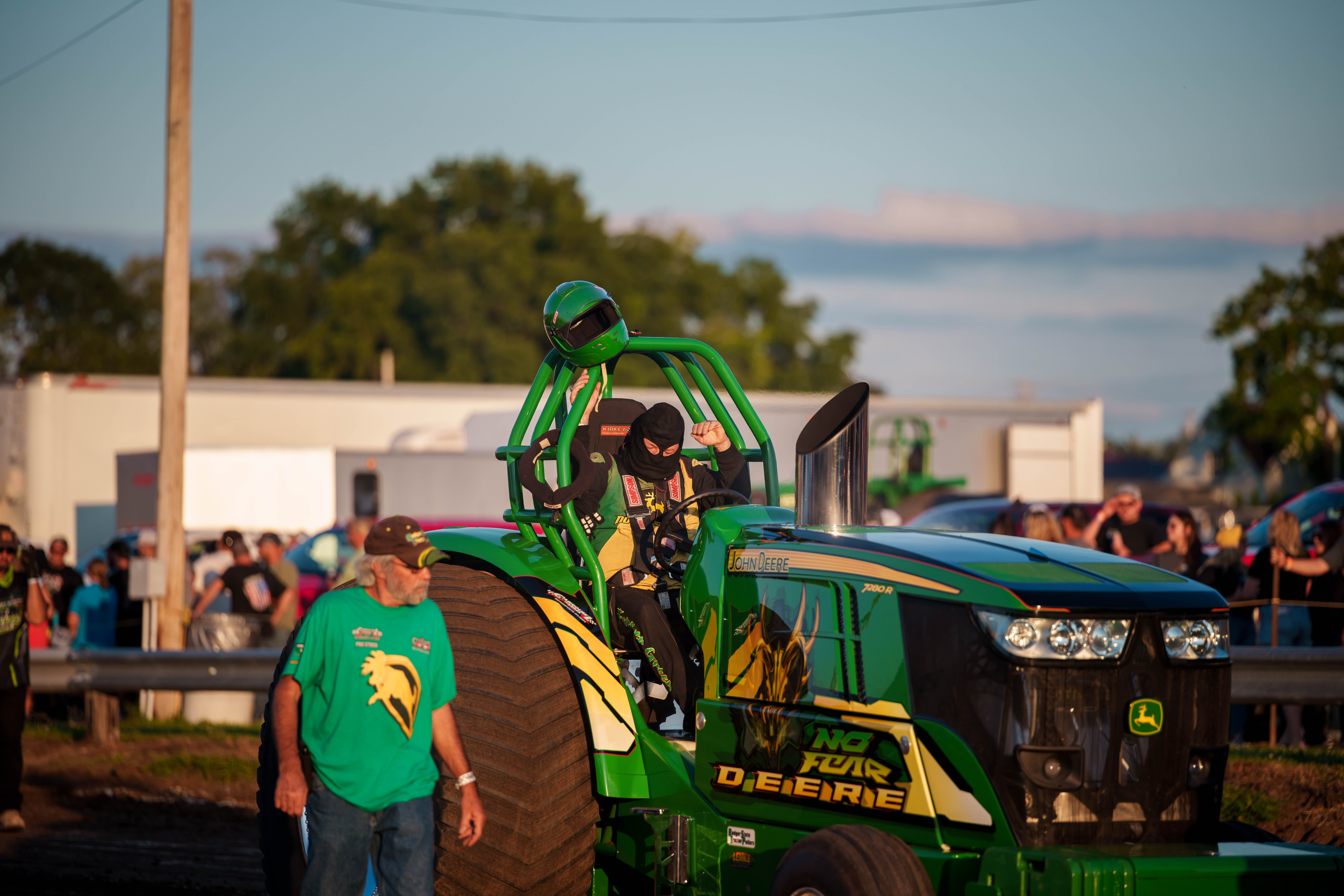 Badger State Tractor Pull at the Green County Fair in Monroe, Wisconsin on July 18th, 2025. Photography by Ross Harried for Second Crop Sports.