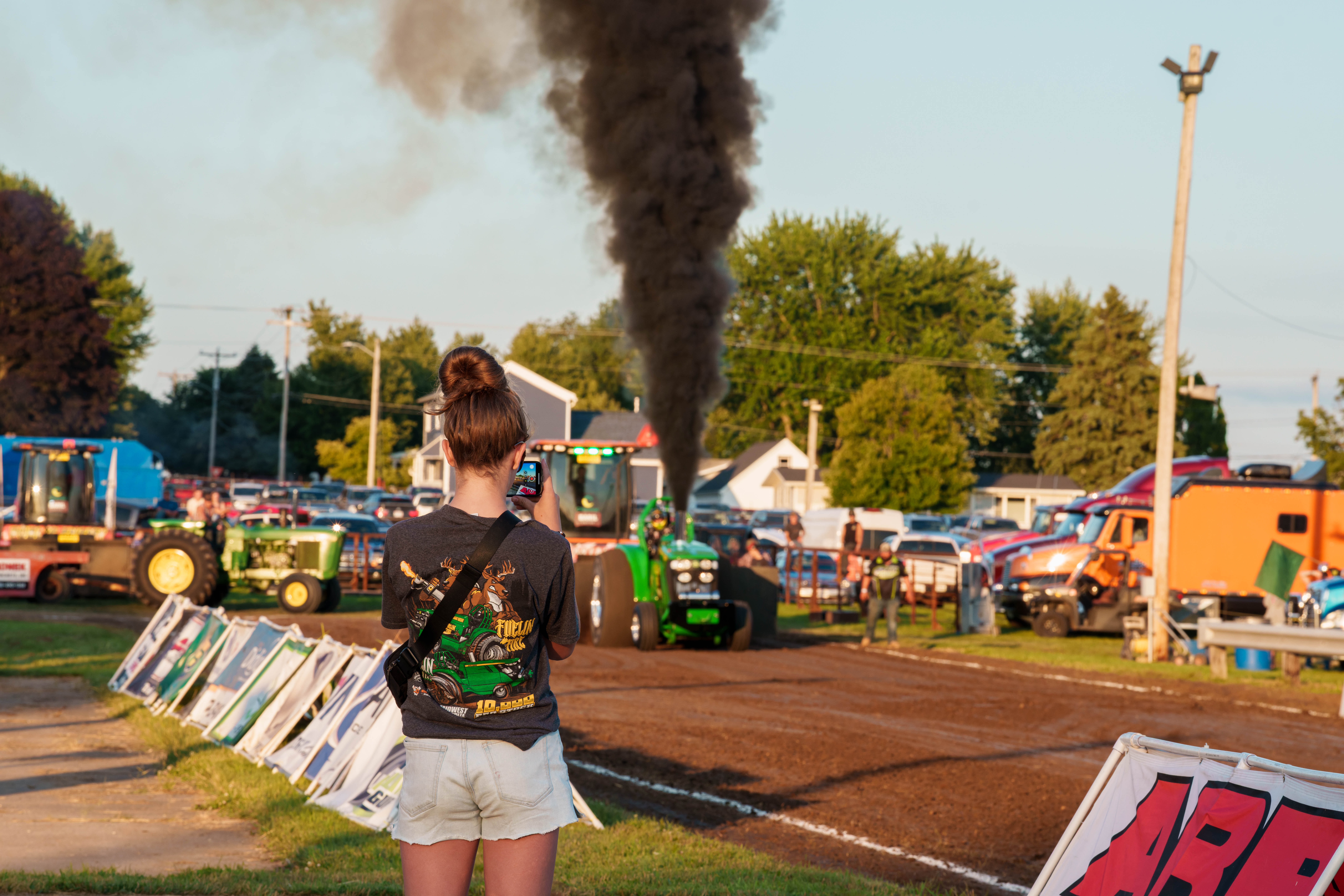 Badger State Tractor Pull at the Green County Fair in Monroe, Wisconsin on July 18th, 2025. Photography by Ross Harried for Second Crop Sports.
