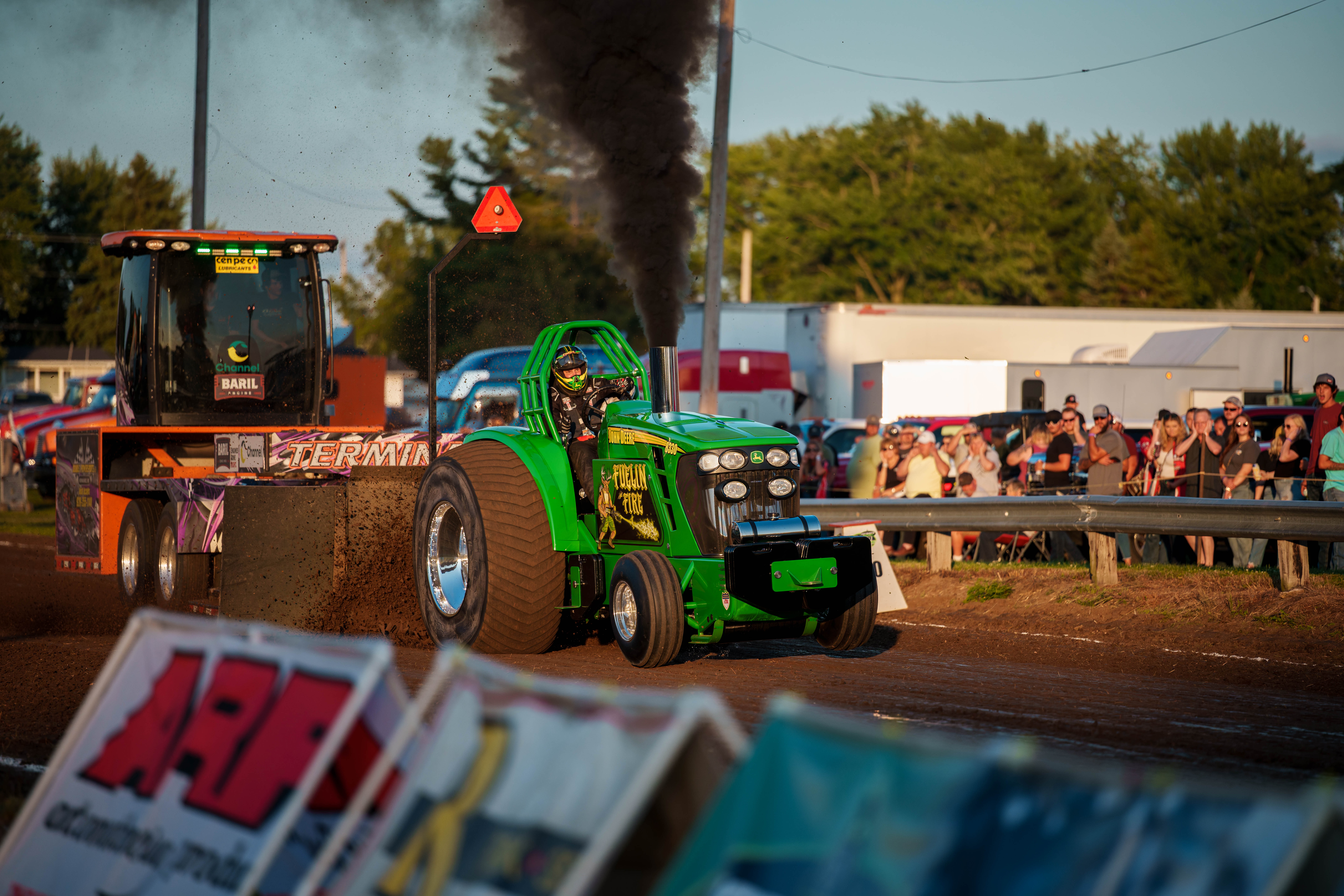 Badger State Tractor Pull at the Green County Fair in Monroe, Wisconsin on July 18th, 2025. Photography by Ross Harried for Second Crop Sports.