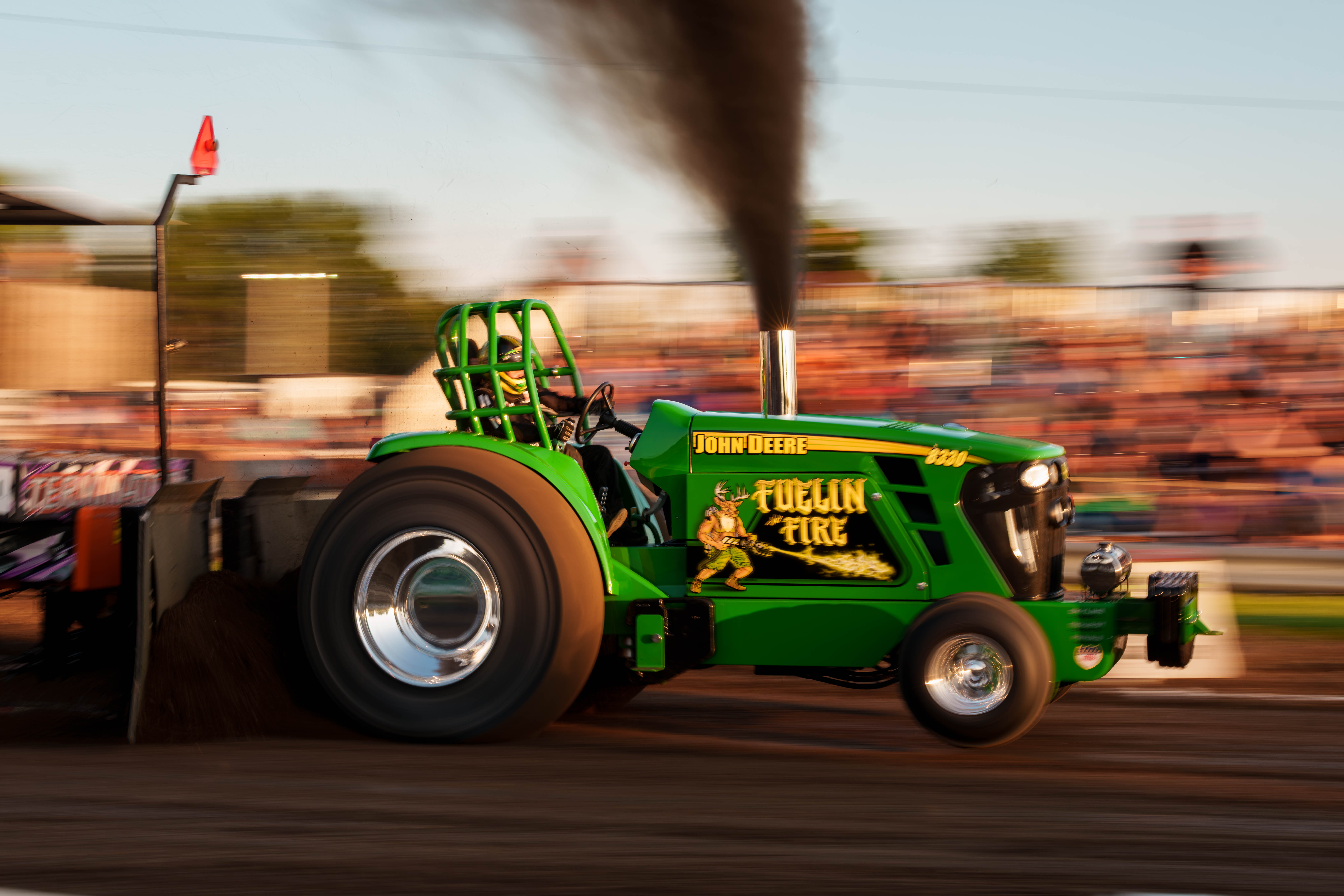 Badger State Tractor Pull at the Green County Fair in Monroe, Wisconsin on July 18th, 2025. Photography by Ross Harried for Second Crop Sports.