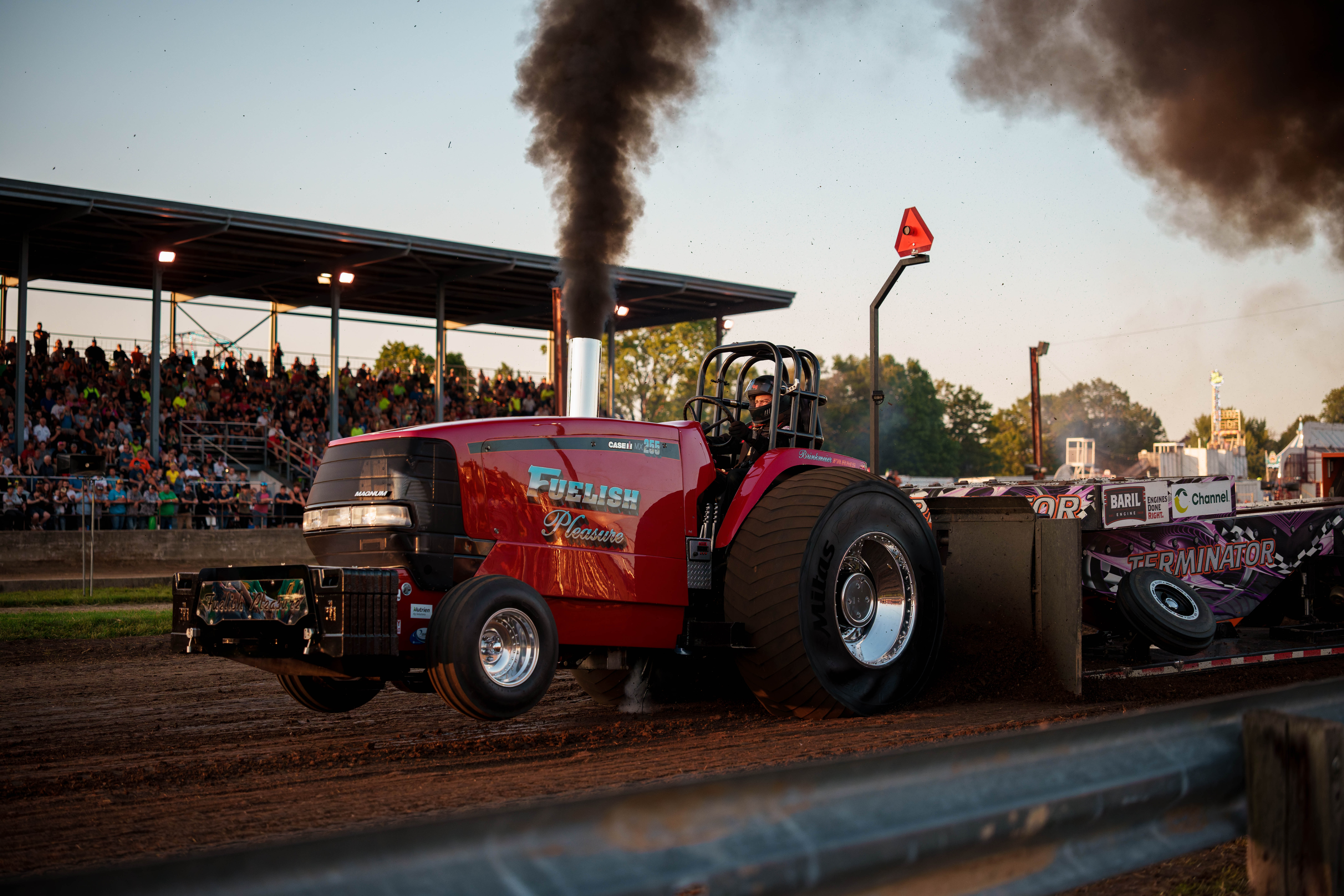 Badger State Tractor Pull at the Green County Fair in Monroe, Wisconsin on July 18th, 2025. Photography by Ross Harried for Second Crop Sports.