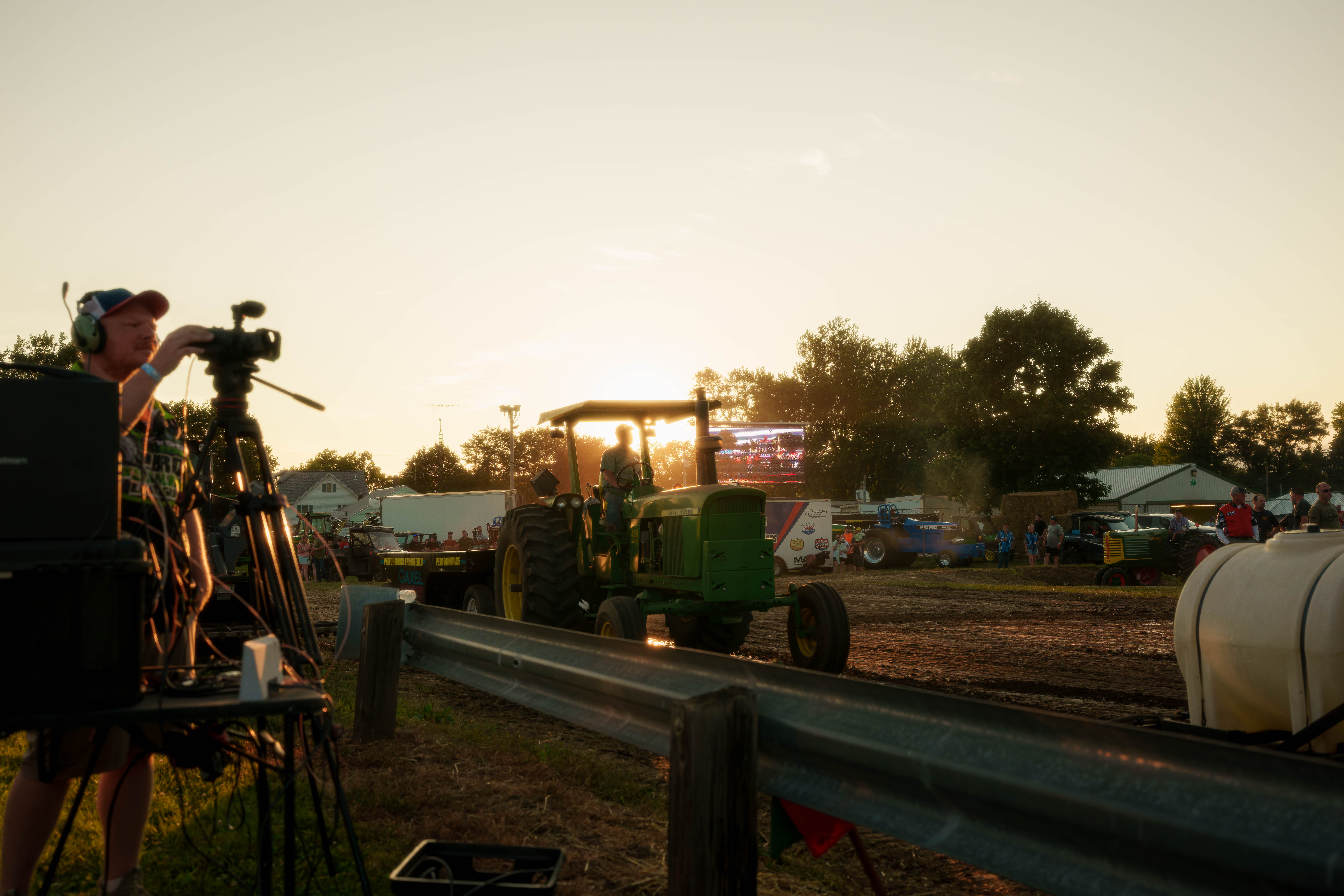 Badger State Tractor Pull at the Green County Fair in Monroe, Wisconsin on July 18th, 2025. Photography by Ross Harried for Second Crop Sports.