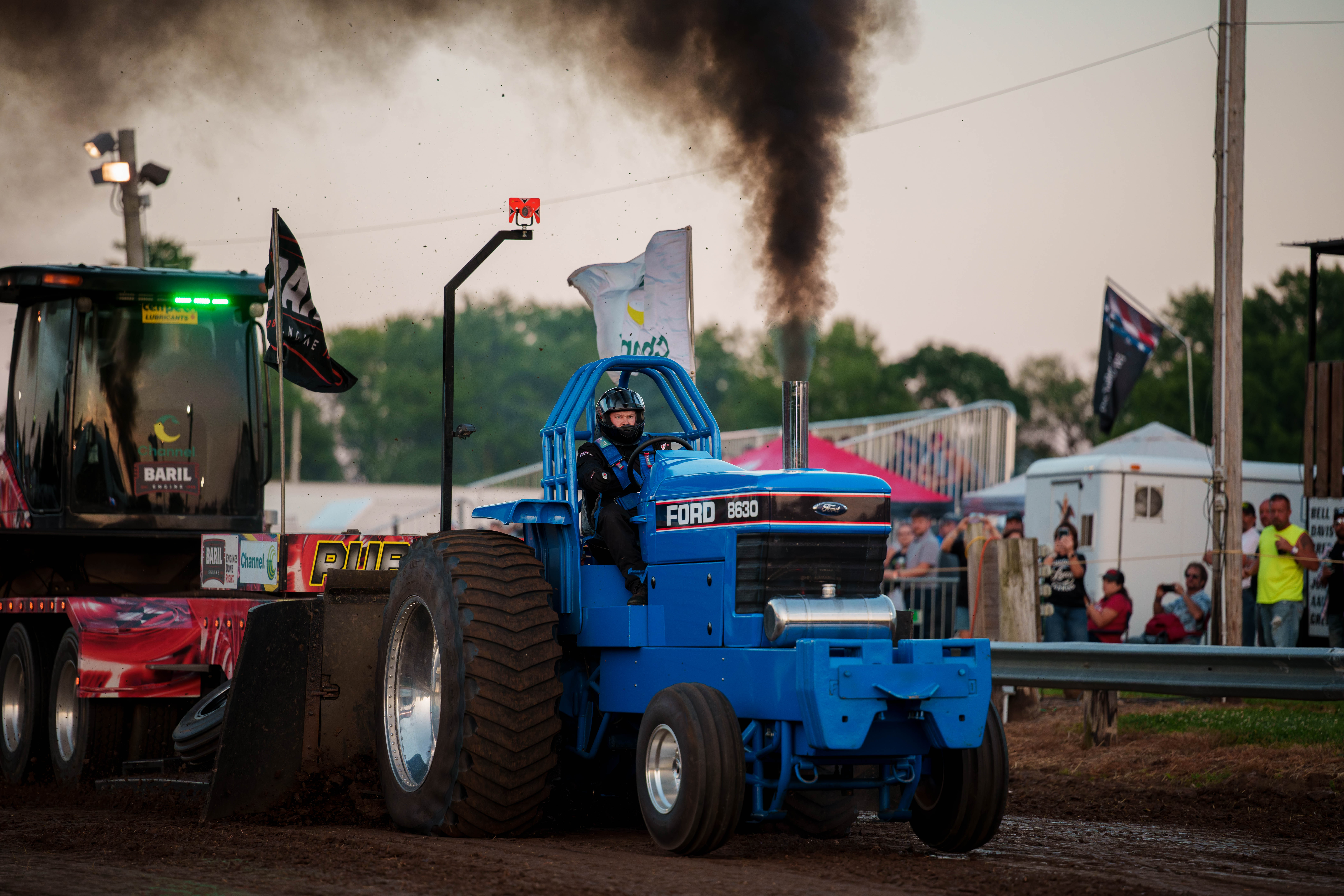 Badger State Tractor Pull at the Green County Fair in Monroe, Wisconsin on July 18th, 2025. Photography by Ross Harried for Second Crop Sports.