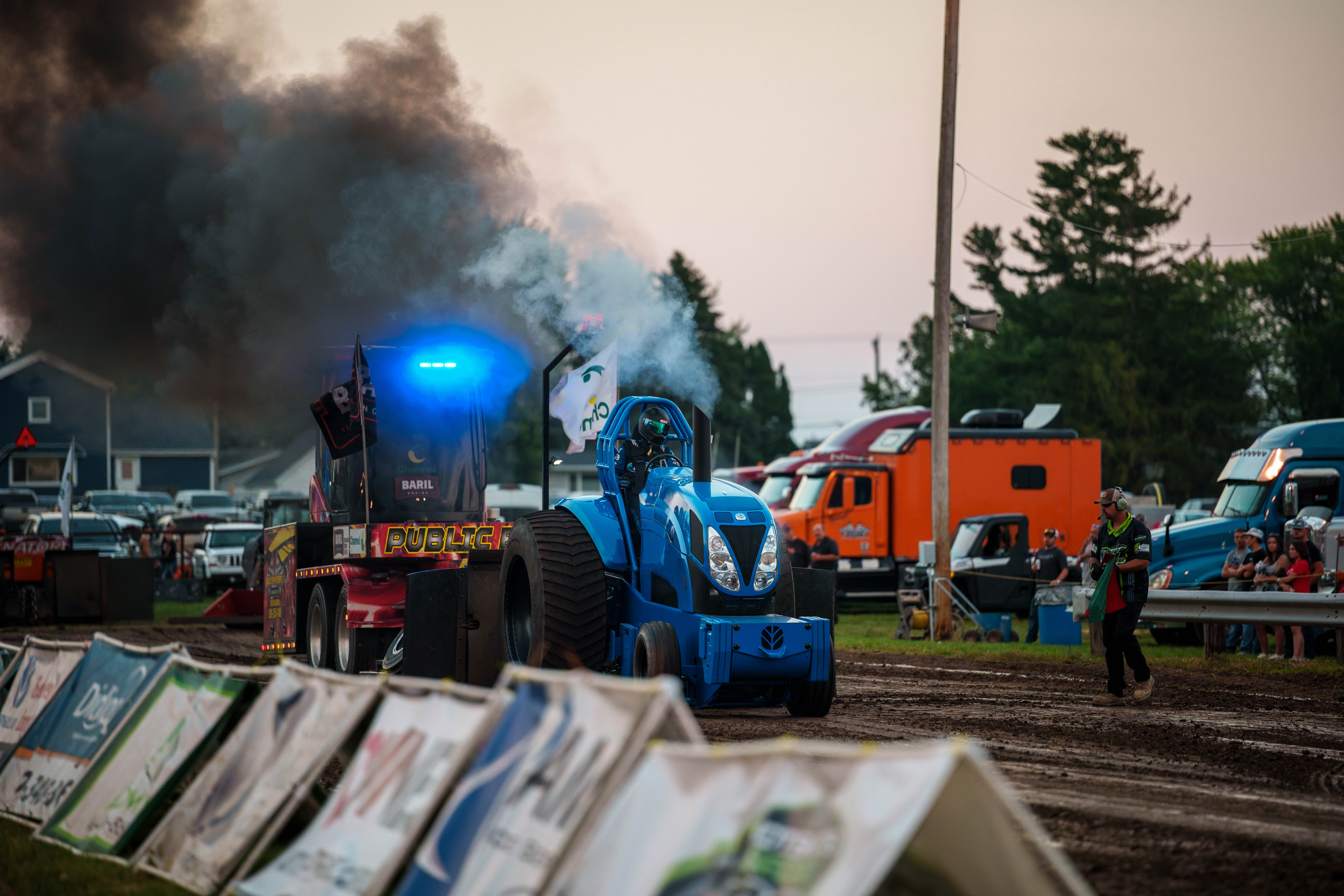 Badger State Tractor Pull at the Green County Fair in Monroe, Wisconsin on July 18th, 2025. Photography by Ross Harried for Second Crop Sports.