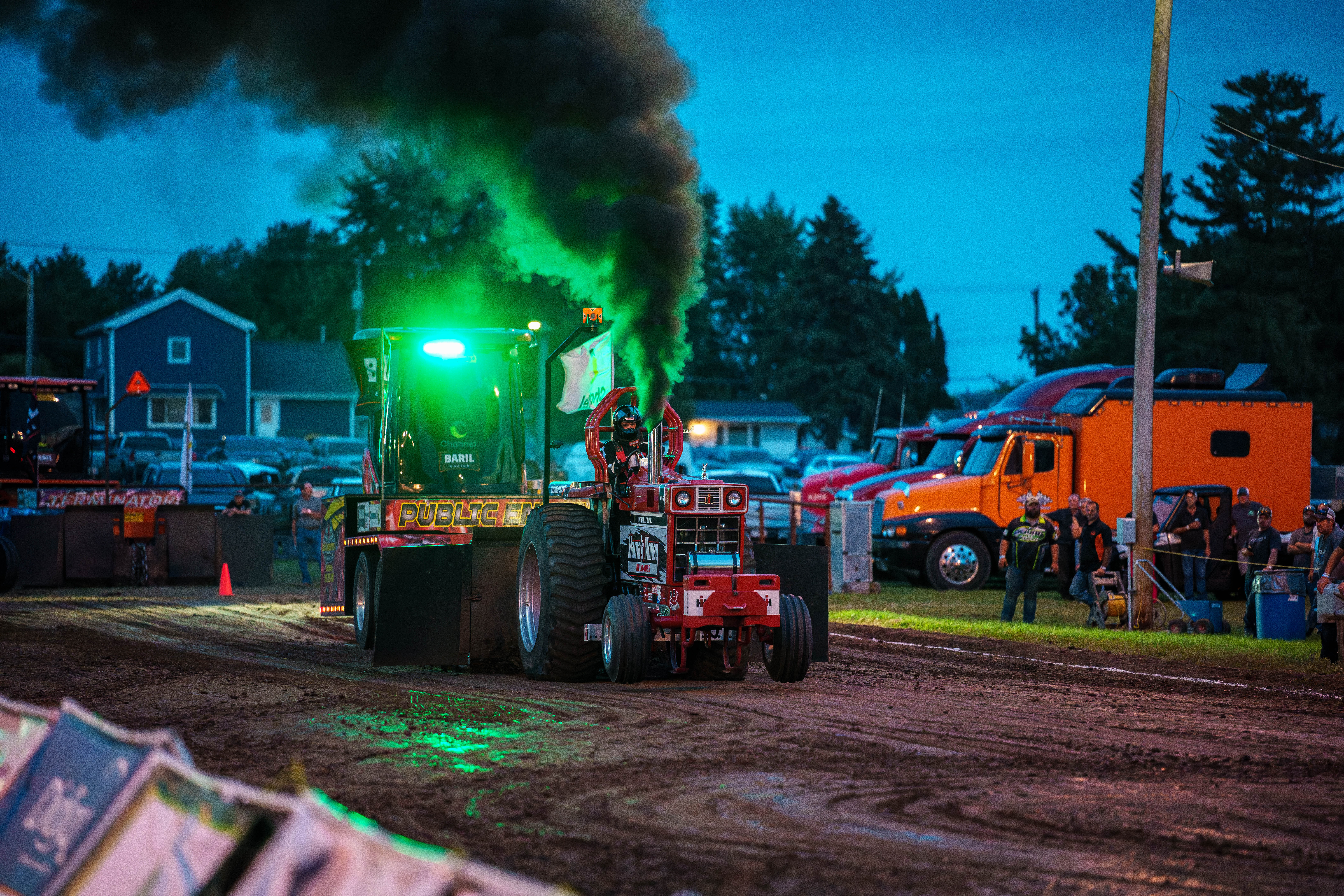 Badger State Tractor Pull at the Green County Fair in Monroe, Wisconsin on July 18th, 2025. Photography by Ross Harried for Second Crop Sports.