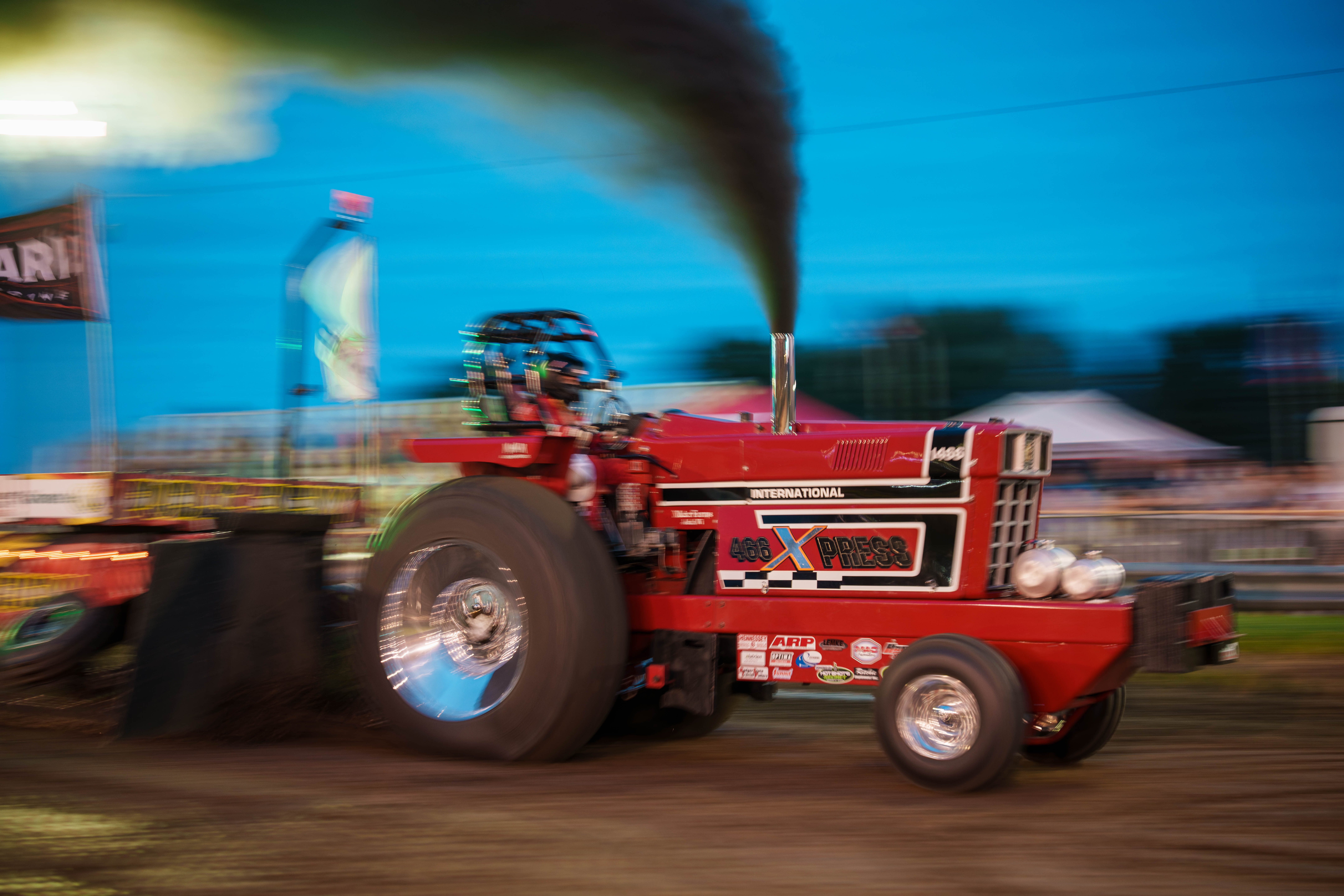 Badger State Tractor Pull at the Green County Fair in Monroe, Wisconsin on July 18th, 2025. Photography by Ross Harried for Second Crop Sports.