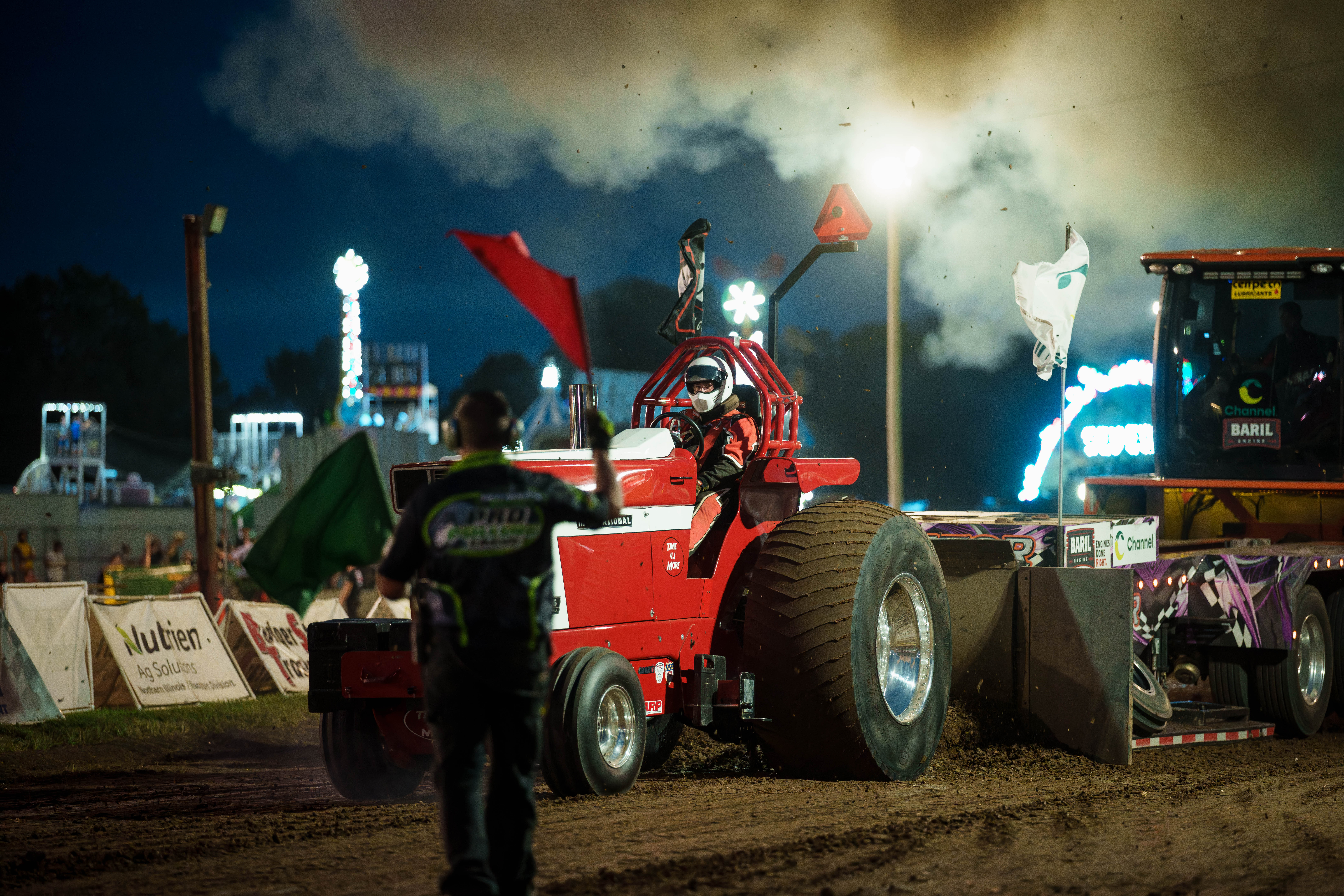 Badger State Tractor Pull at the Green County Fair in Monroe, Wisconsin on July 18th, 2025. Photography by Ross Harried for Second Crop Sports.