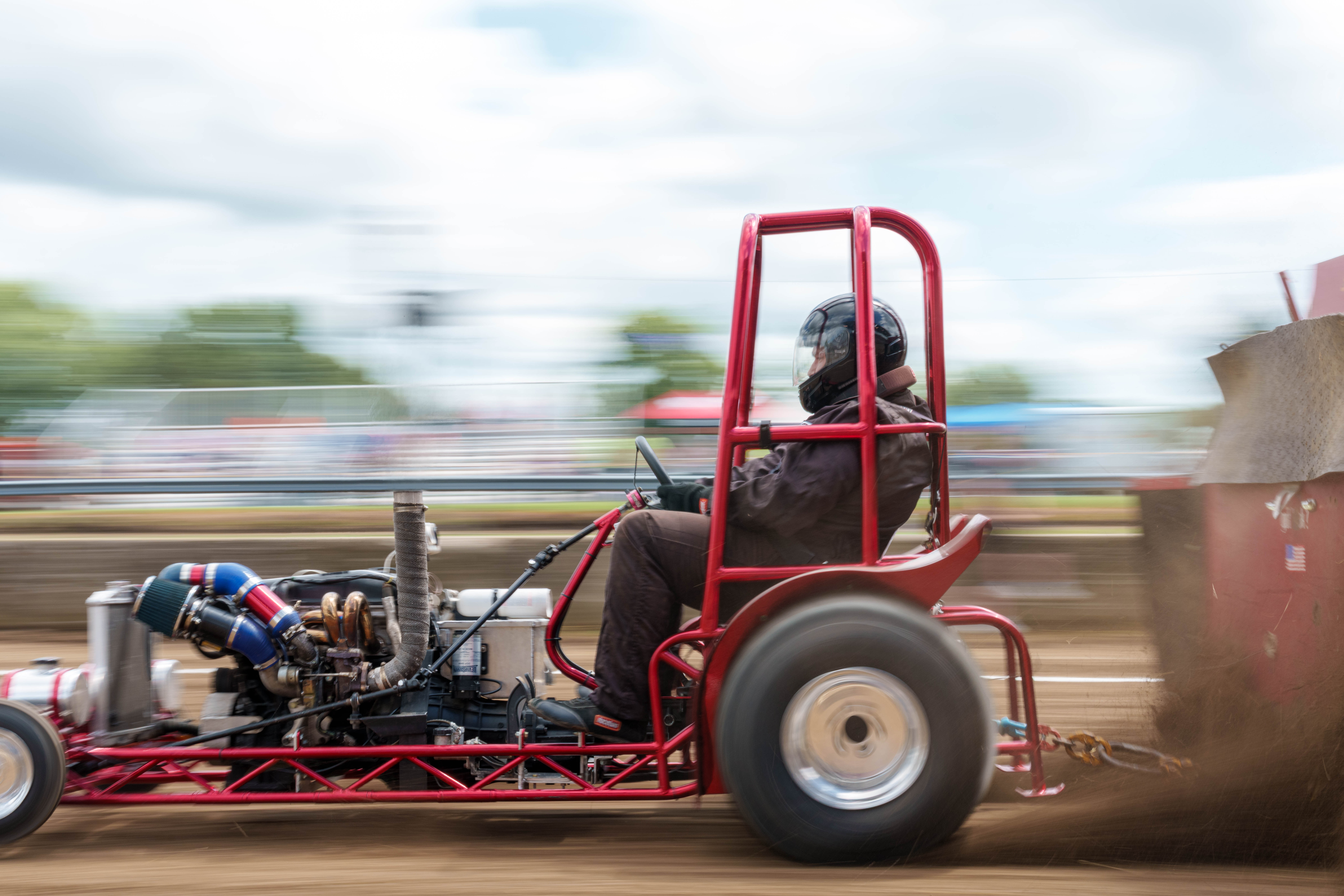 Local lawn and tractor pull at the Green County Fair in Monroe, Wisconsin on July 19th, 2025. Photography by Ross Harried for Second Crop Sports.