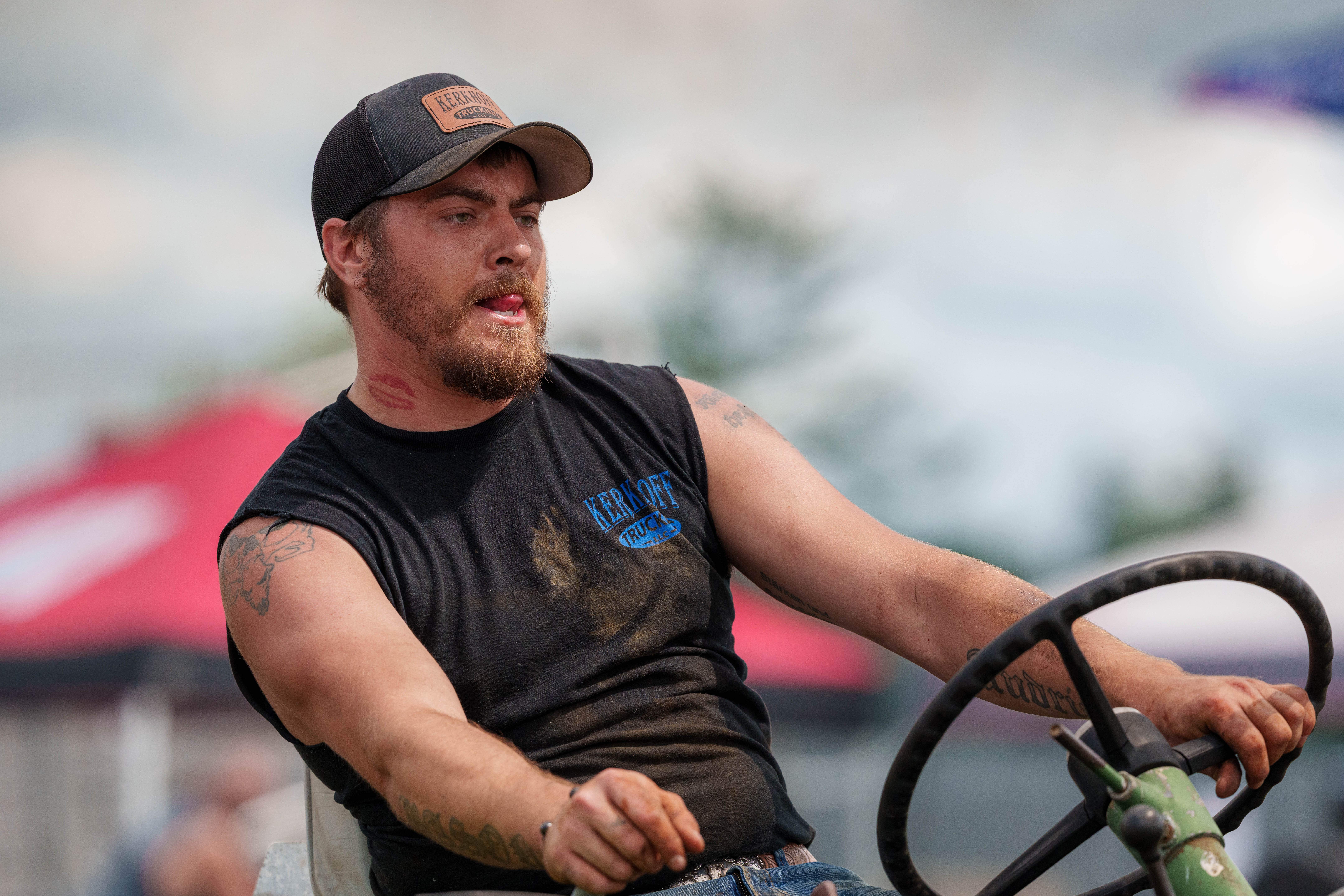 Local lawn and tractor pull at the Green County Fair in Monroe, Wisconsin on July 19th, 2025. Photography by Ross Harried for Second Crop Sports.