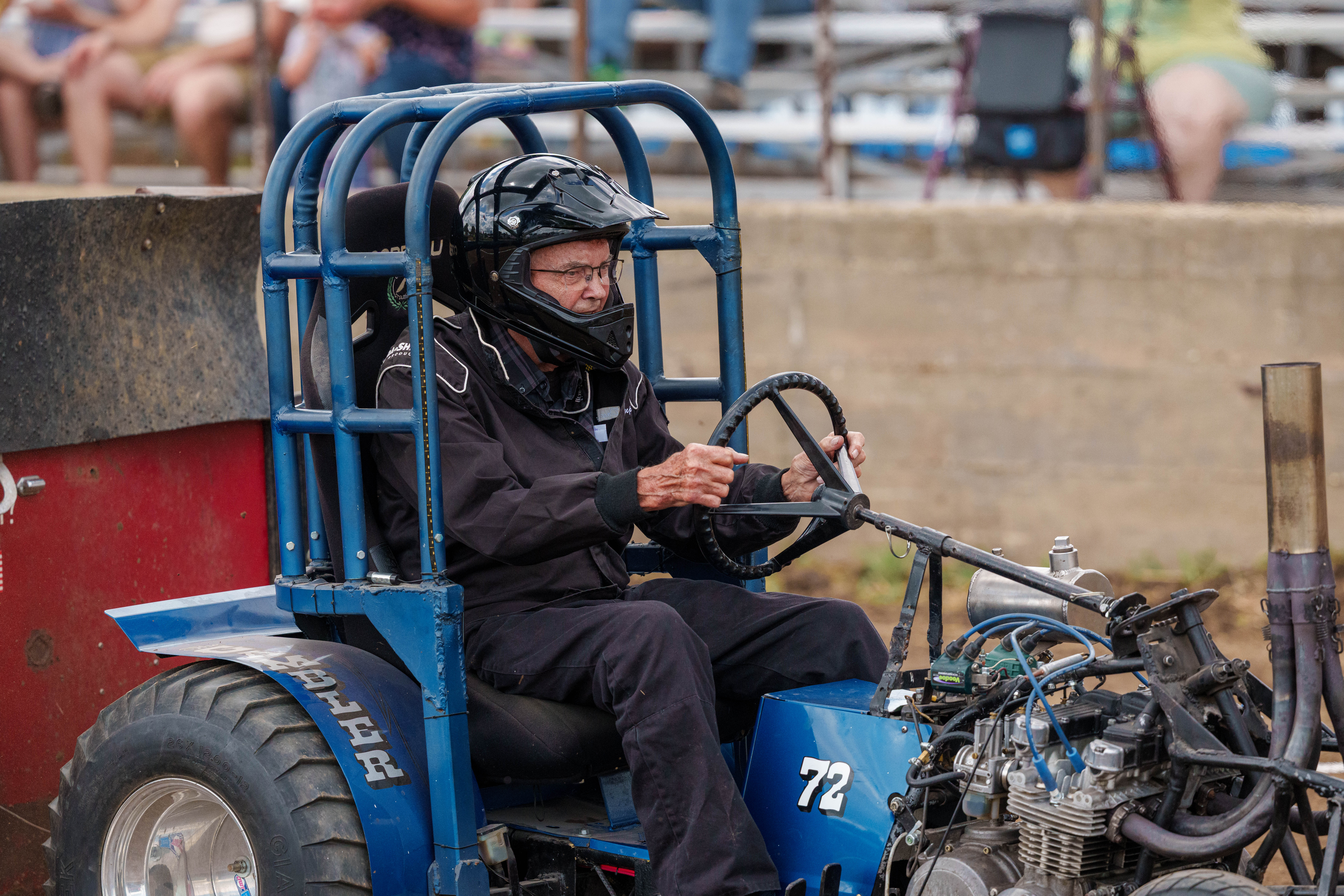 Local lawn and tractor pull at the Green County Fair in Monroe, Wisconsin on July 19th, 2025. Photography by Ross Harried for Second Crop Sports.