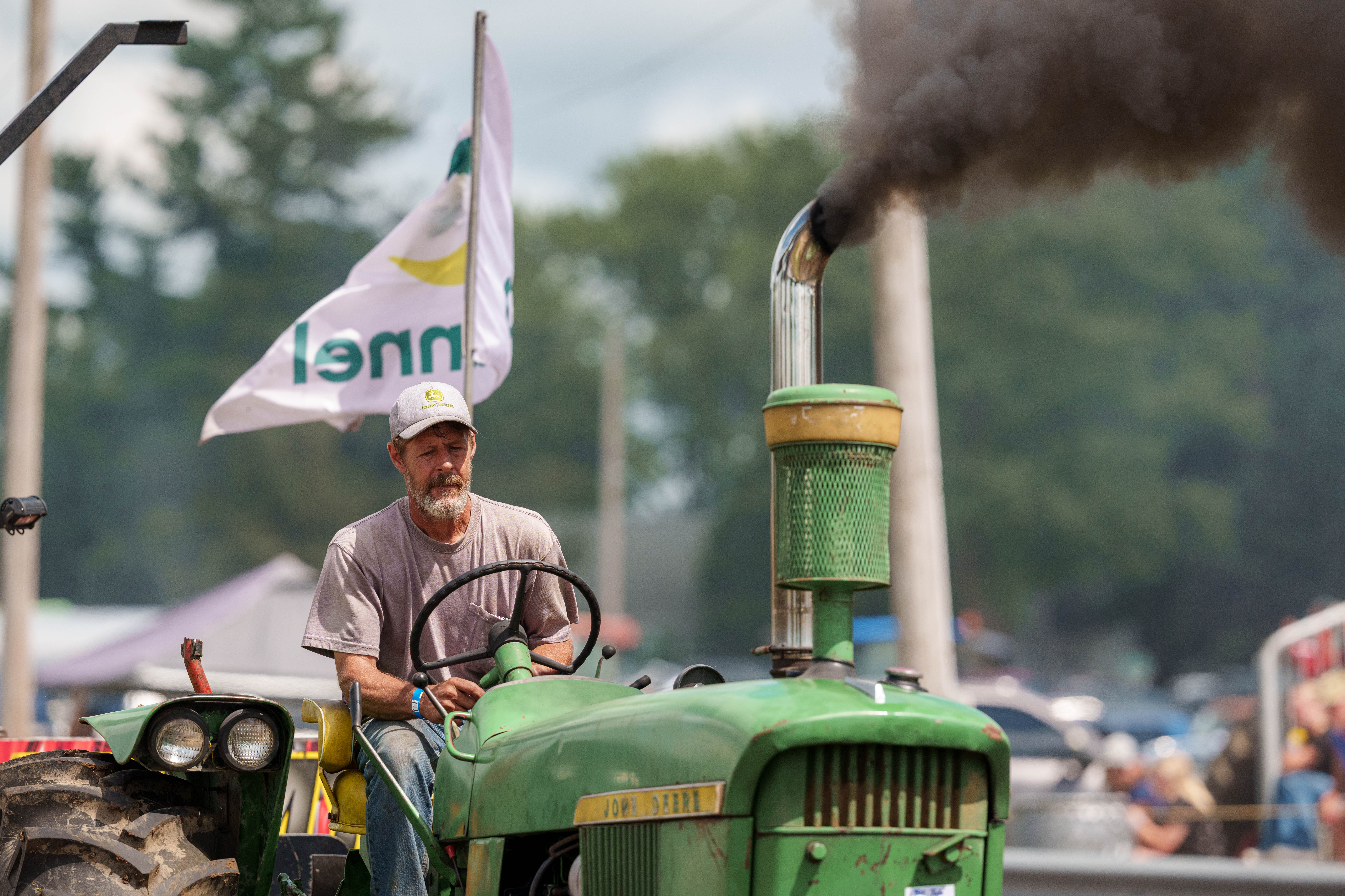 Local lawn and tractor pull at the Green County Fair in Monroe, Wisconsin on July 19th, 2025. Photography by Ross Harried for Second Crop Sports.