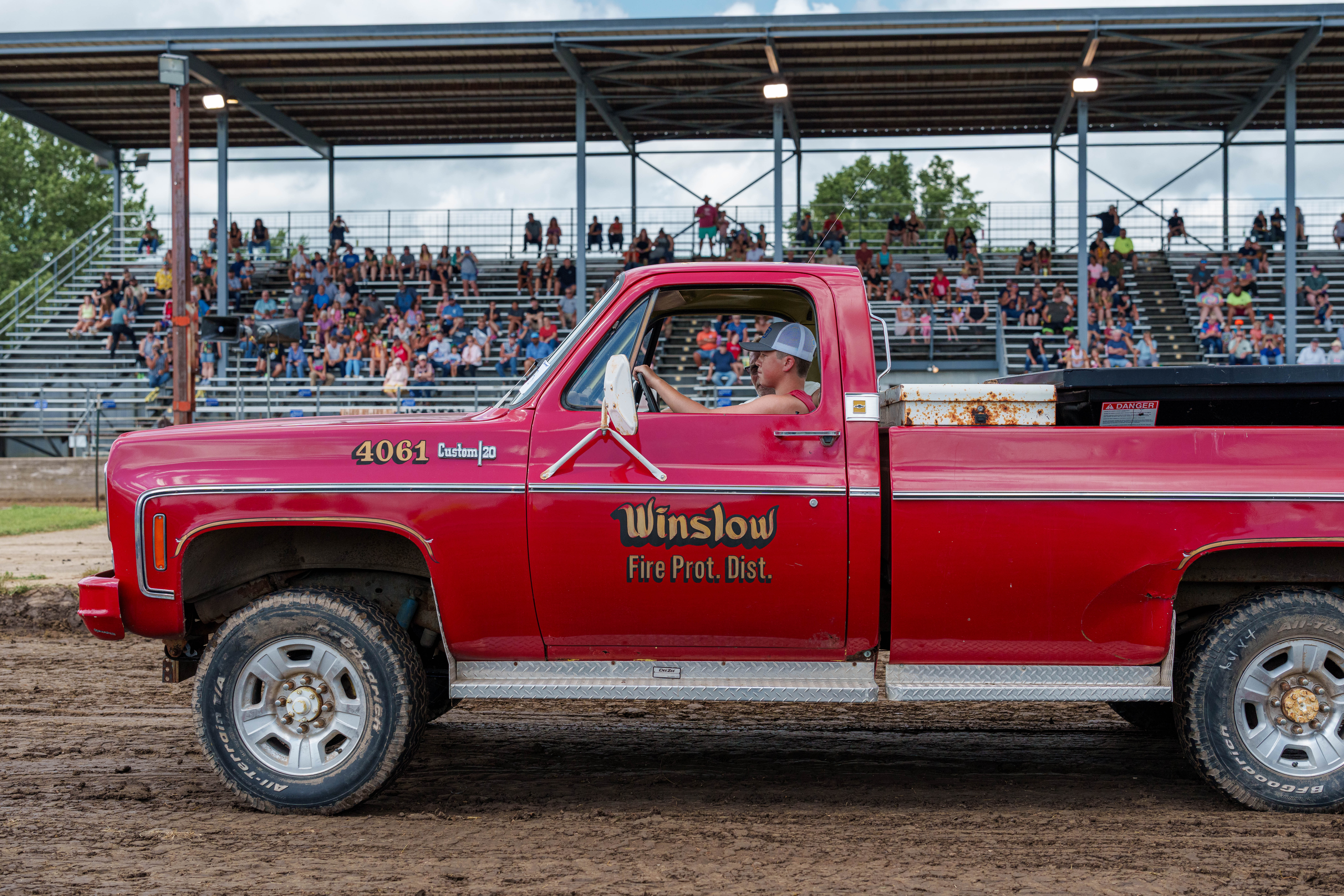 Local lawn and tractor pull at the Green County Fair in Monroe, Wisconsin on July 19th, 2025. Photography by Ross Harried for Second Crop Sports.