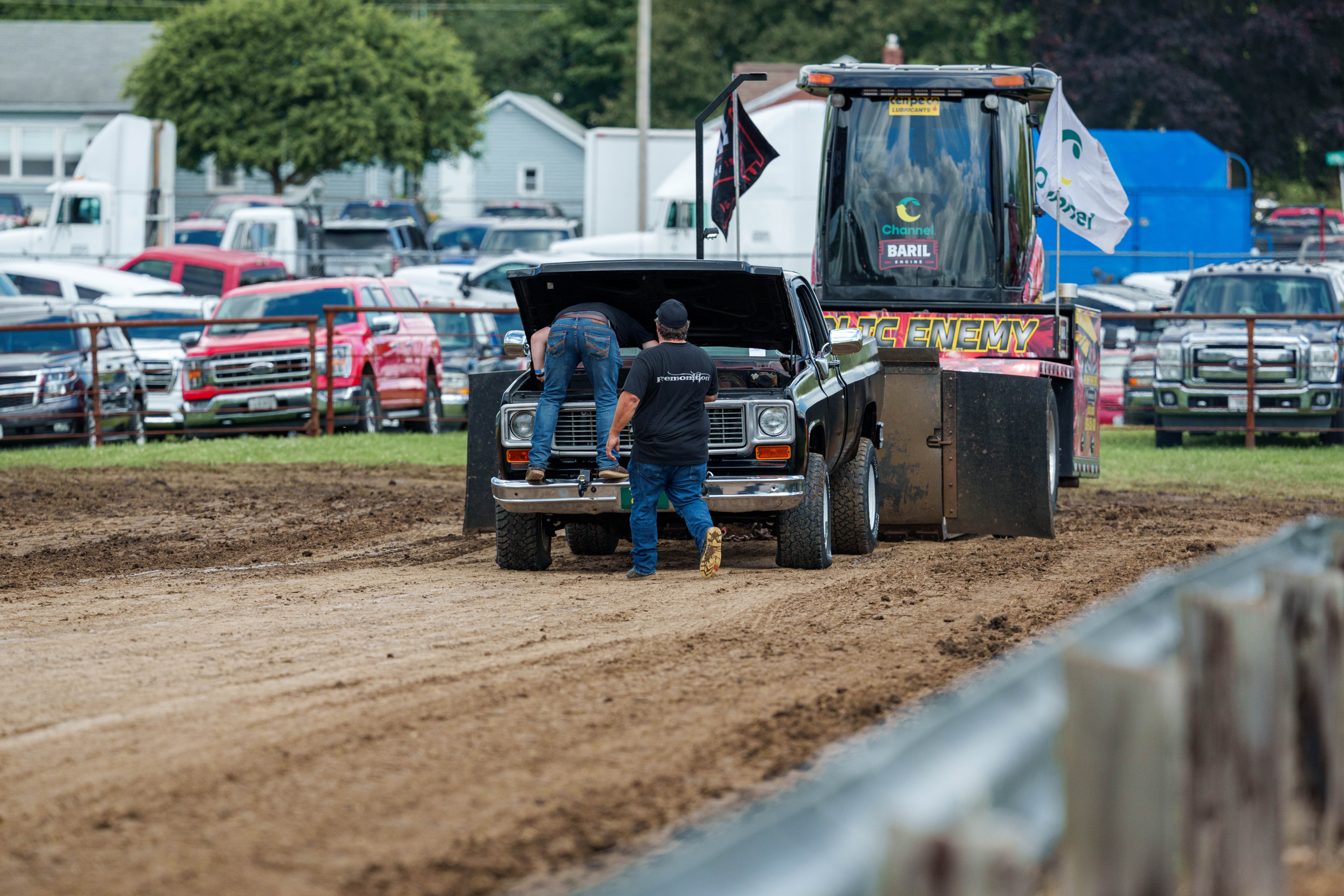Local lawn and tractor pull at the Green County Fair in Monroe, Wisconsin on July 19th, 2025. Photography by Ross Harried for Second Crop Sports.