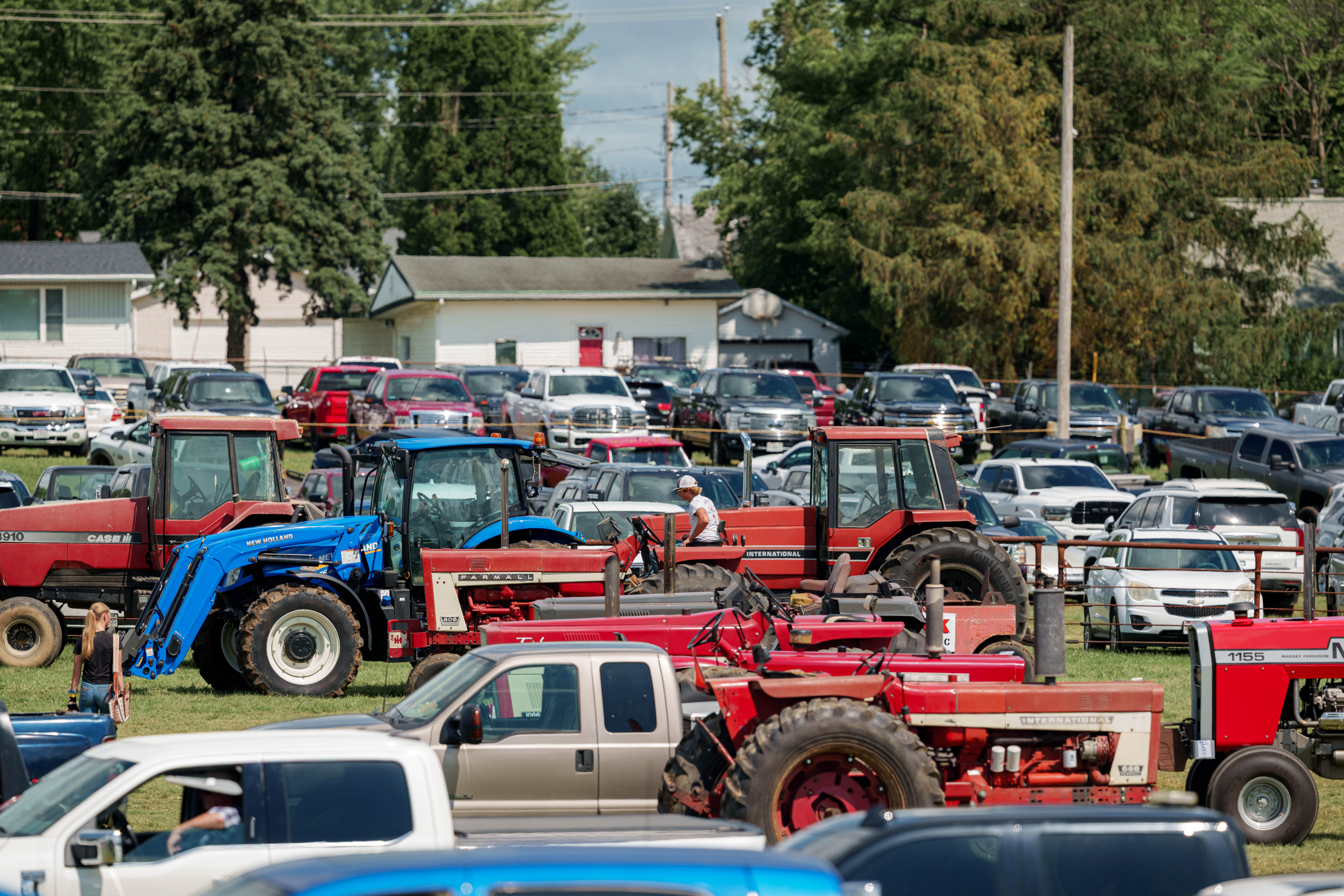 Local lawn and tractor pull at the Green County Fair in Monroe, Wisconsin on July 19th, 2025. Photography by Ross Harried for Second Crop Sports.