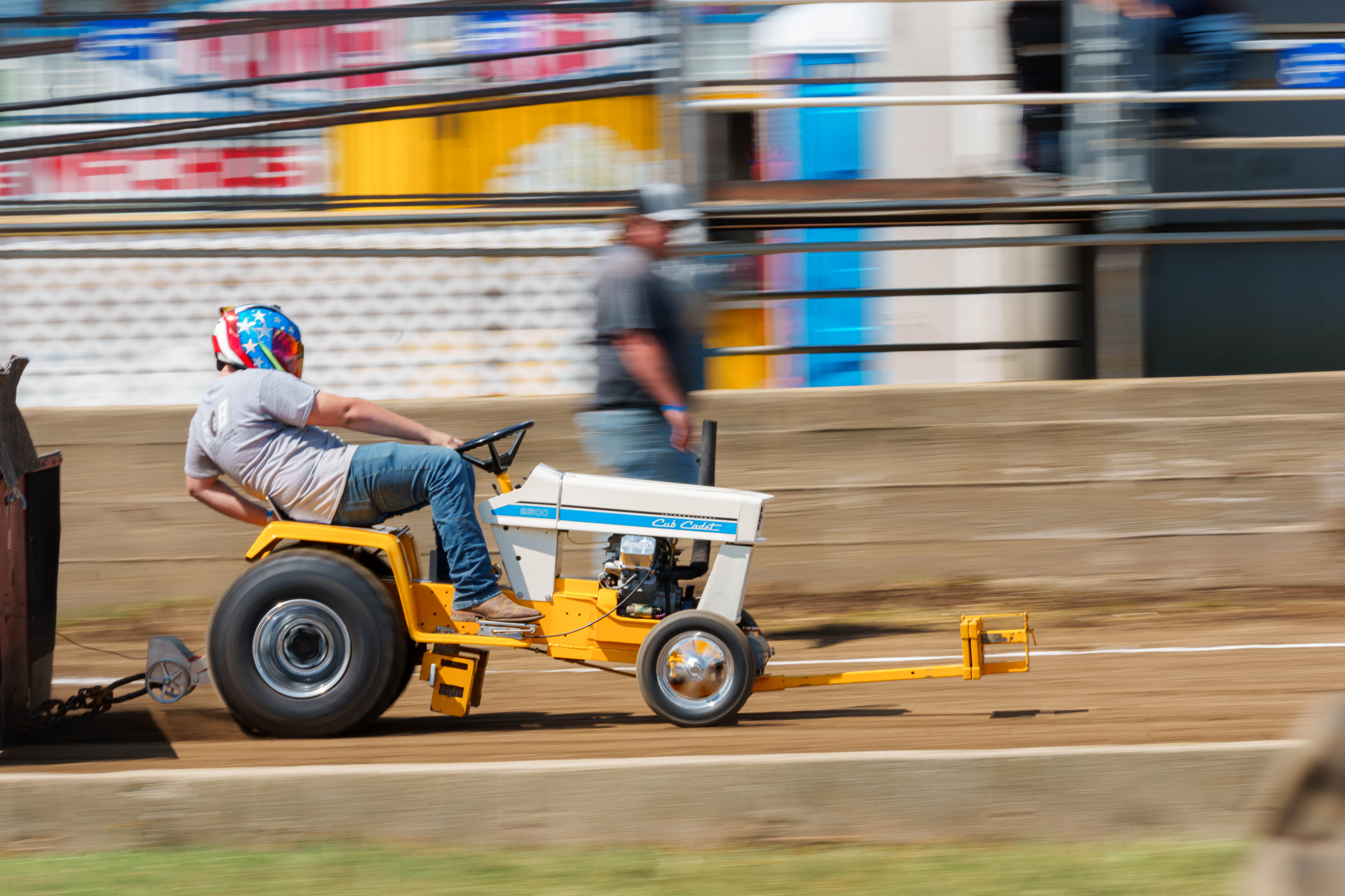 Local lawn and tractor pull at the Green County Fair in Monroe, Wisconsin on July 19th, 2025. Photography by Ross Harried for Second Crop Sports.