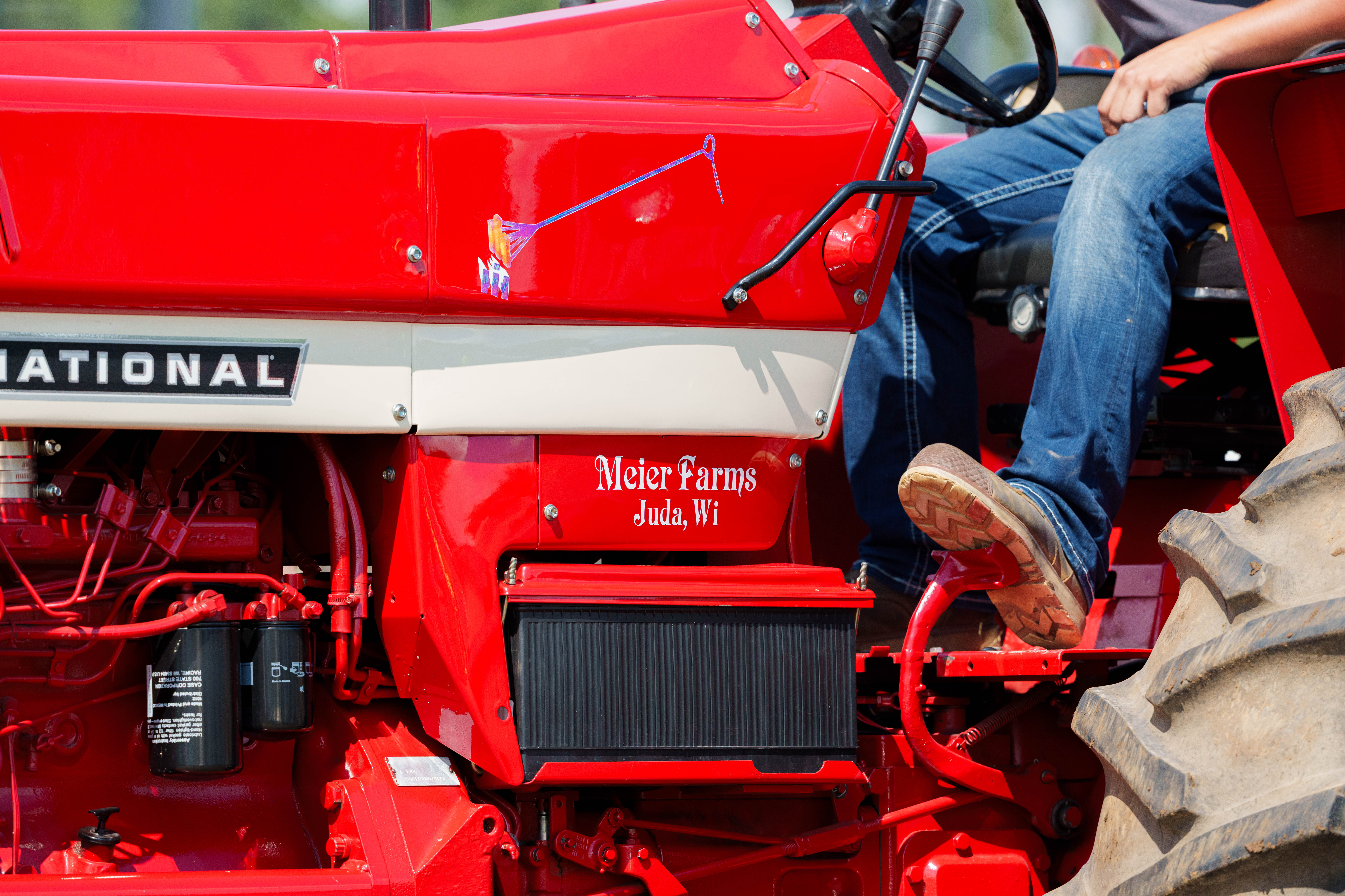 Local lawn and tractor pull at the Green County Fair in Monroe, Wisconsin on July 19th, 2025. Photography by Ross Harried for Second Crop Sports.