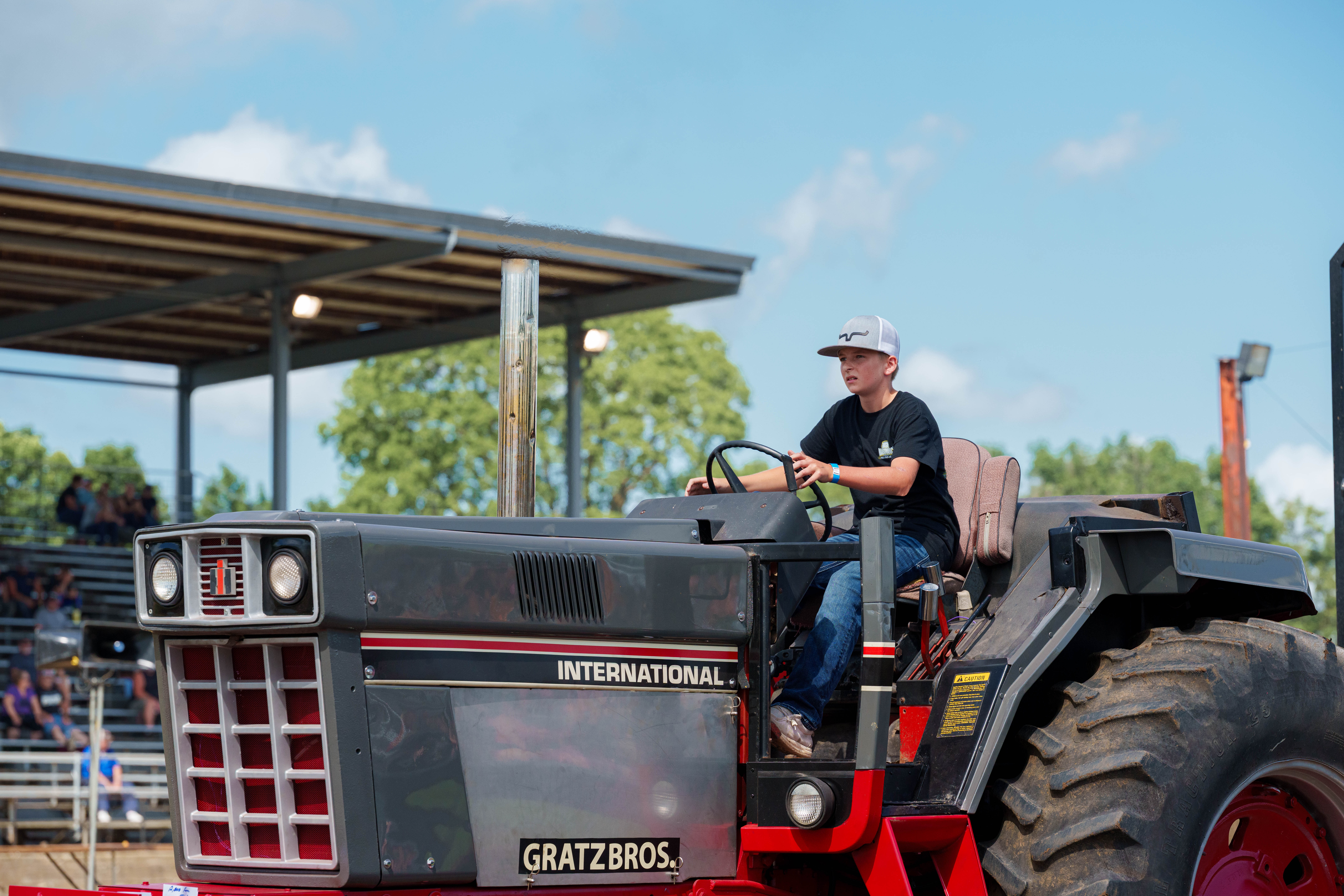 Local lawn and tractor pull at the Green County Fair in Monroe, Wisconsin on July 19th, 2025. Photography by Ross Harried for Second Crop Sports.