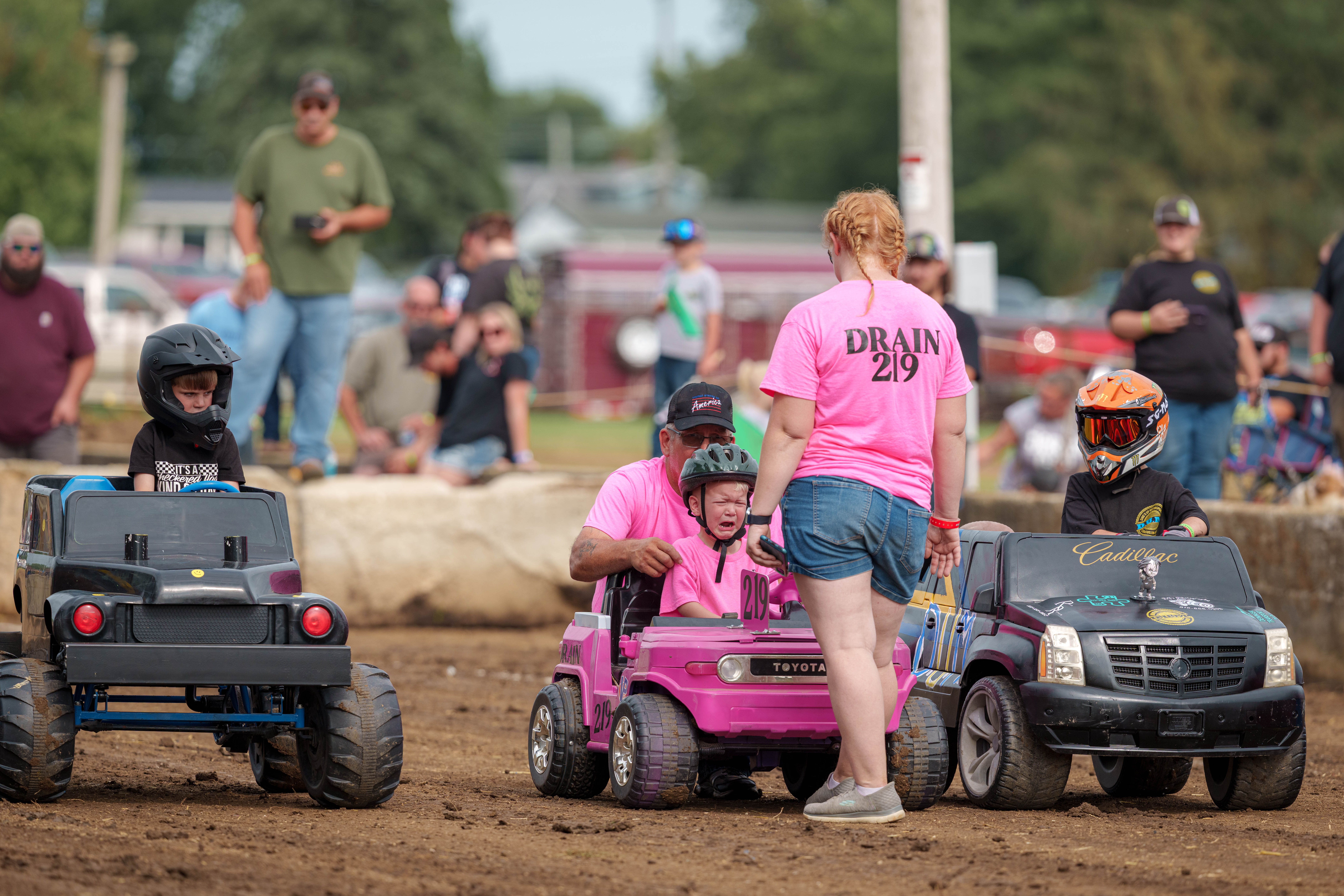 Demolition Derby at the Green County Fair in Monroe, Wisconsin on July 19th, 2025. Photography by Ross Harried for Second Crop Sports.